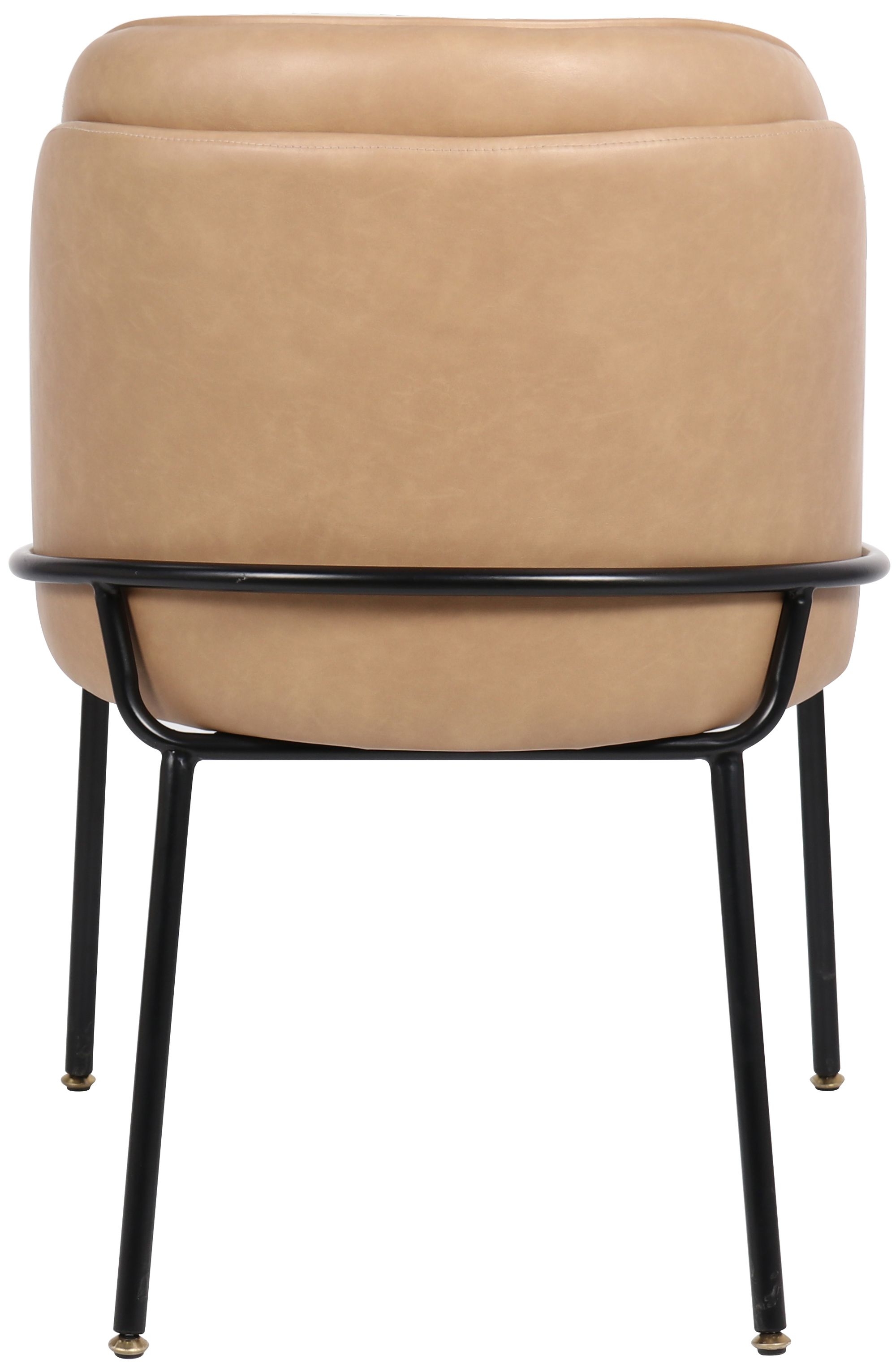 Jagger Faux Leather Dining Chair with Iron Legs