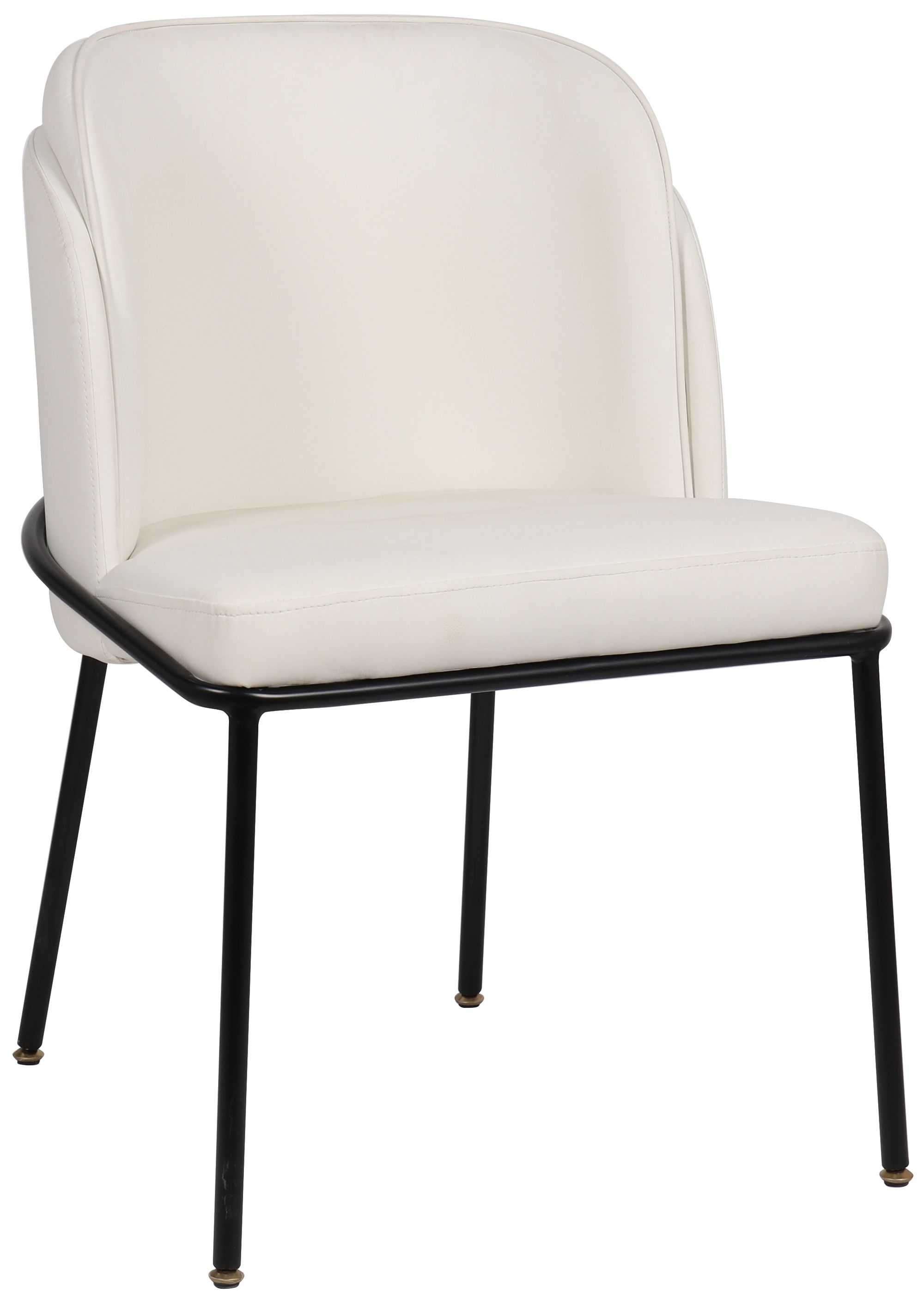 Jagger Faux Leather Dining Chair with Iron Legs