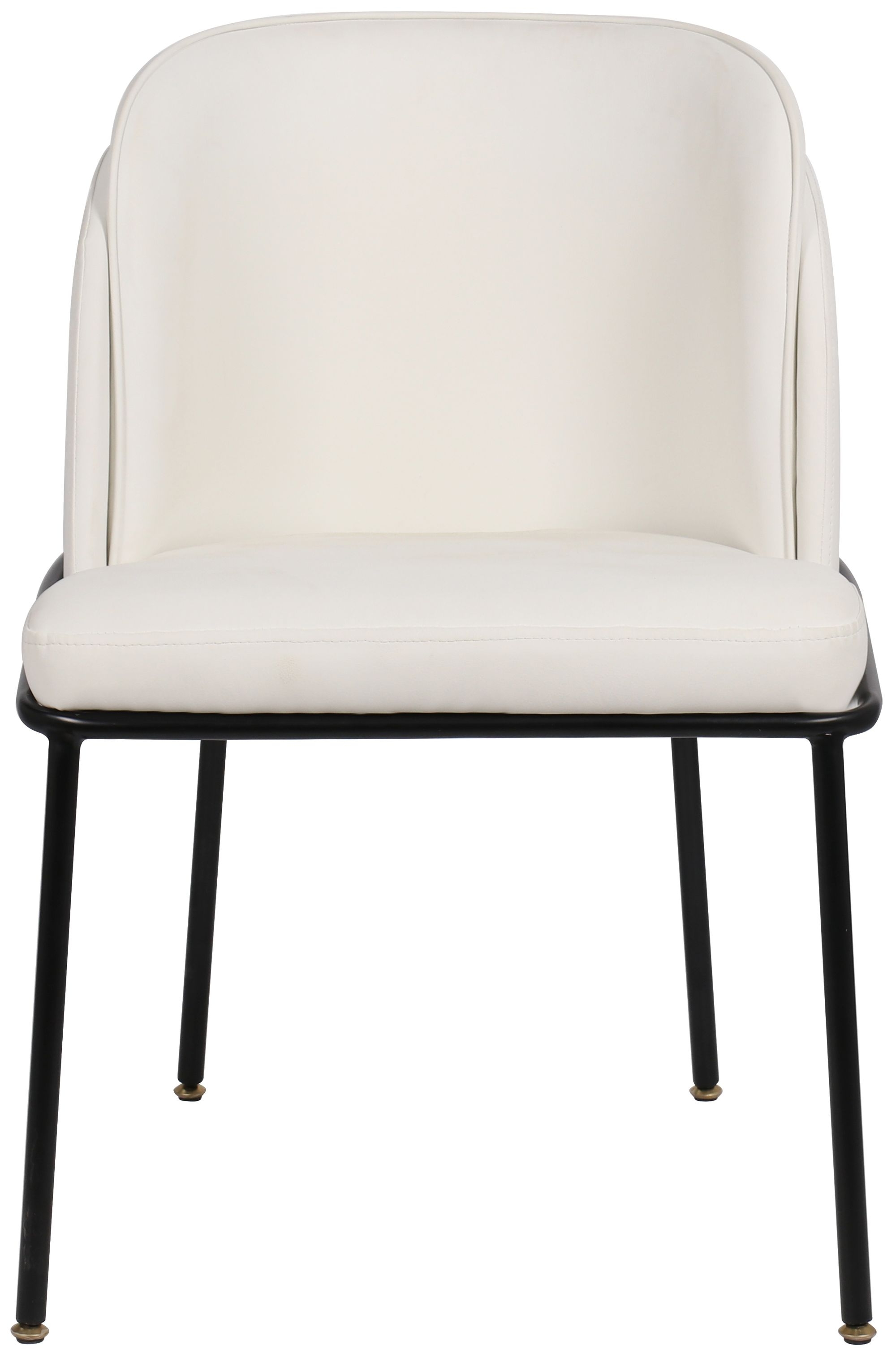 Jagger Faux Leather Dining Chair with Iron Legs