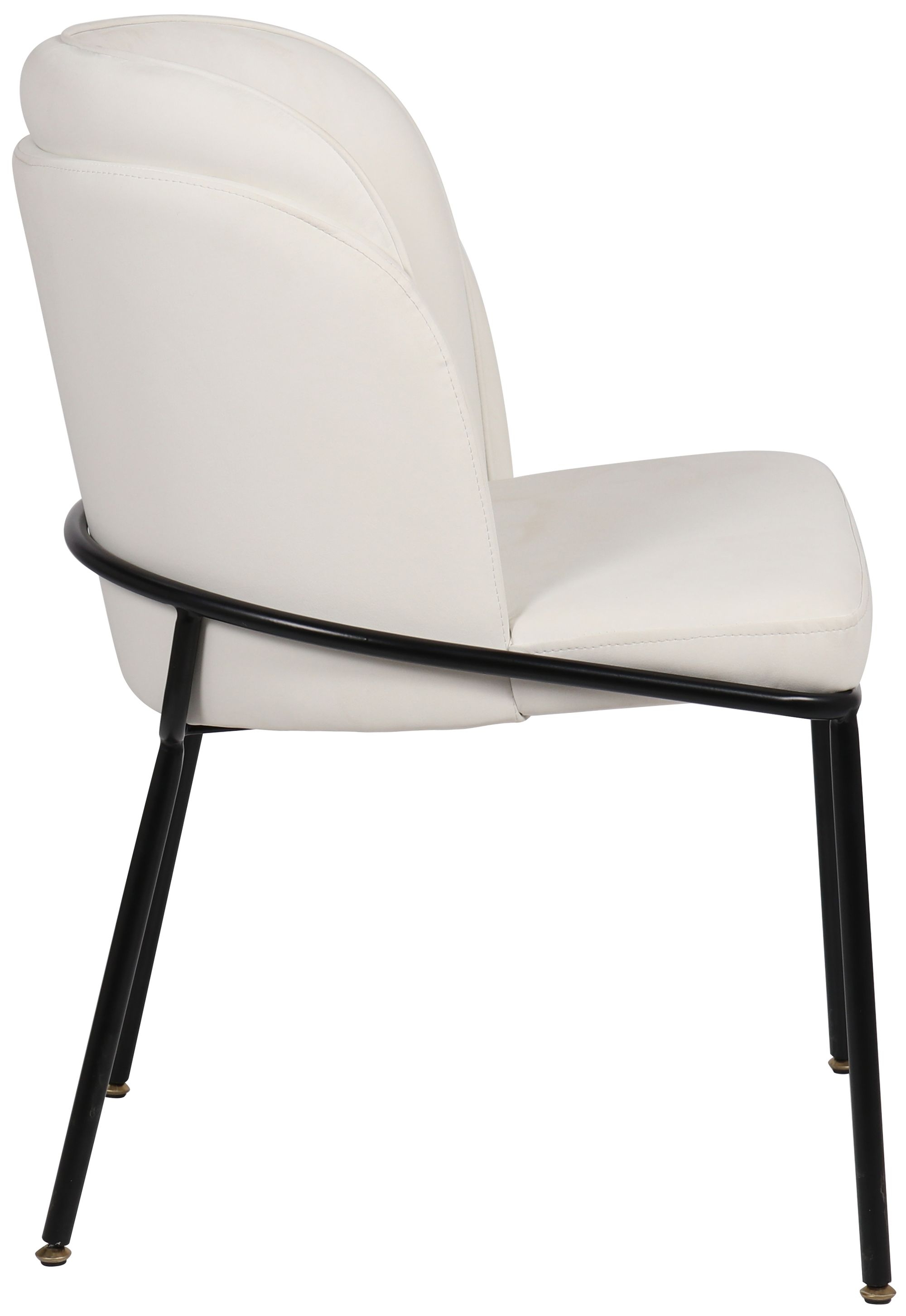 Jagger Faux Leather Dining Chair with Iron Legs