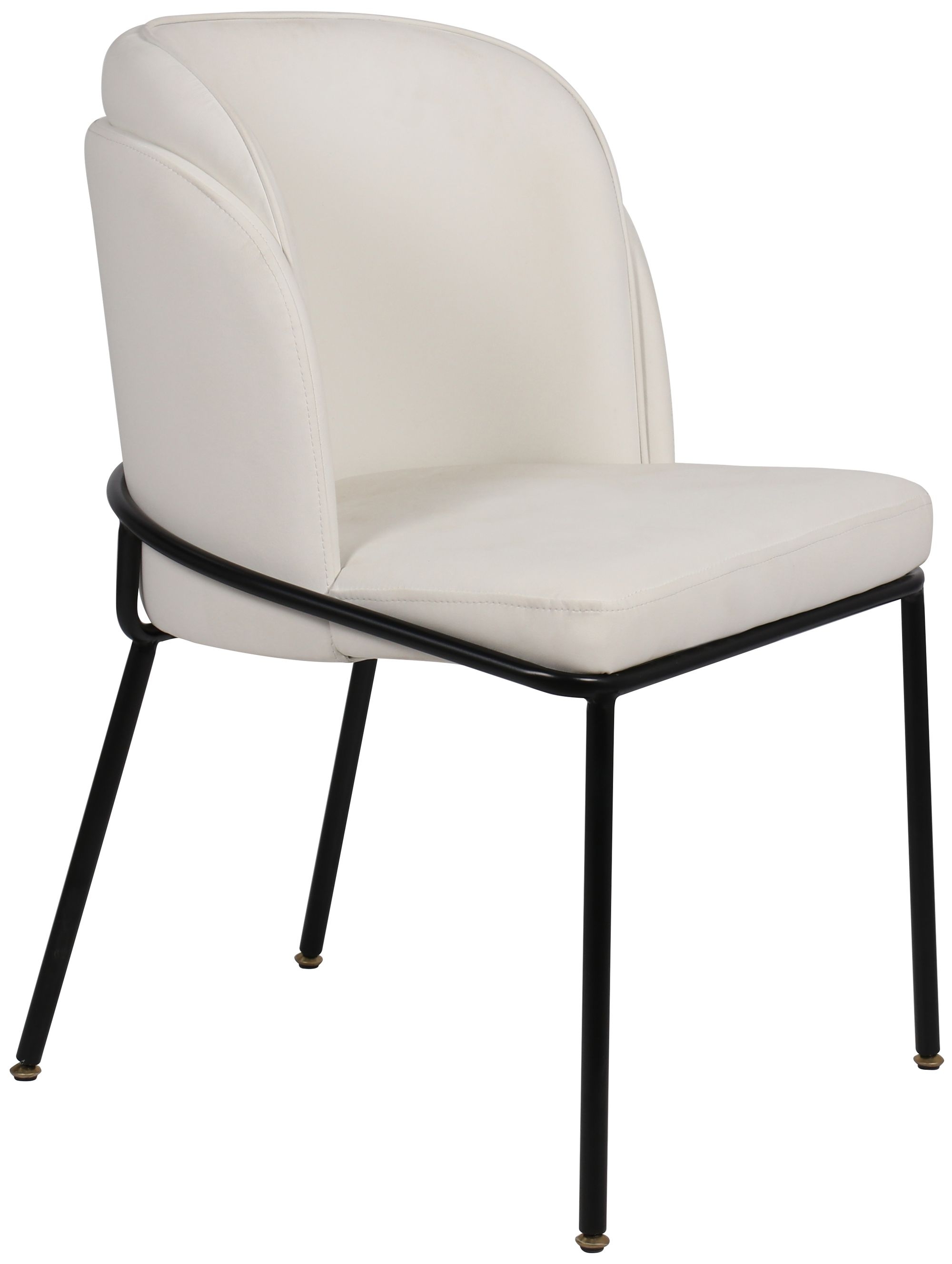 Jagger Faux Leather Dining Chair with Iron Legs