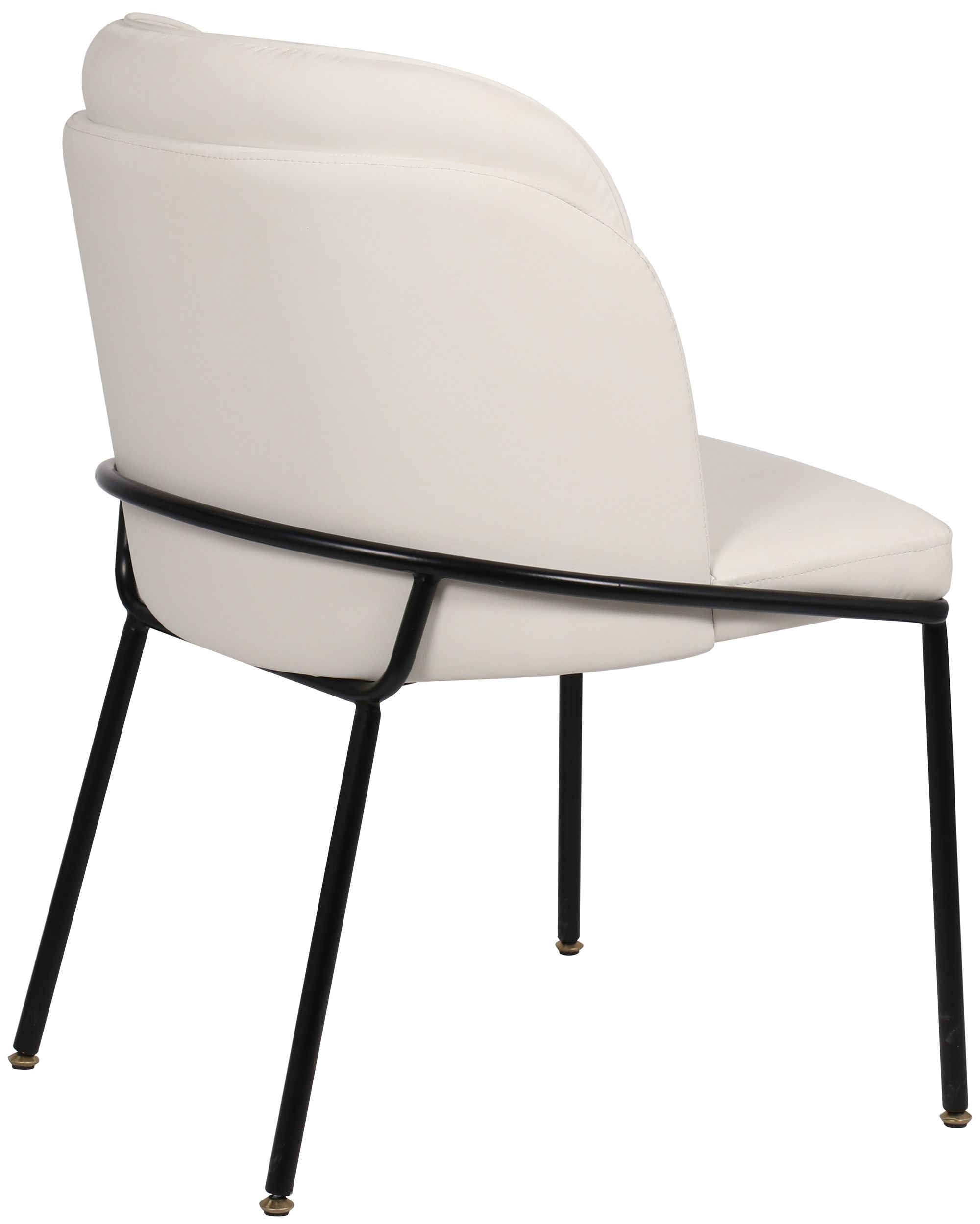 Jagger Faux Leather Dining Chair with Iron Legs