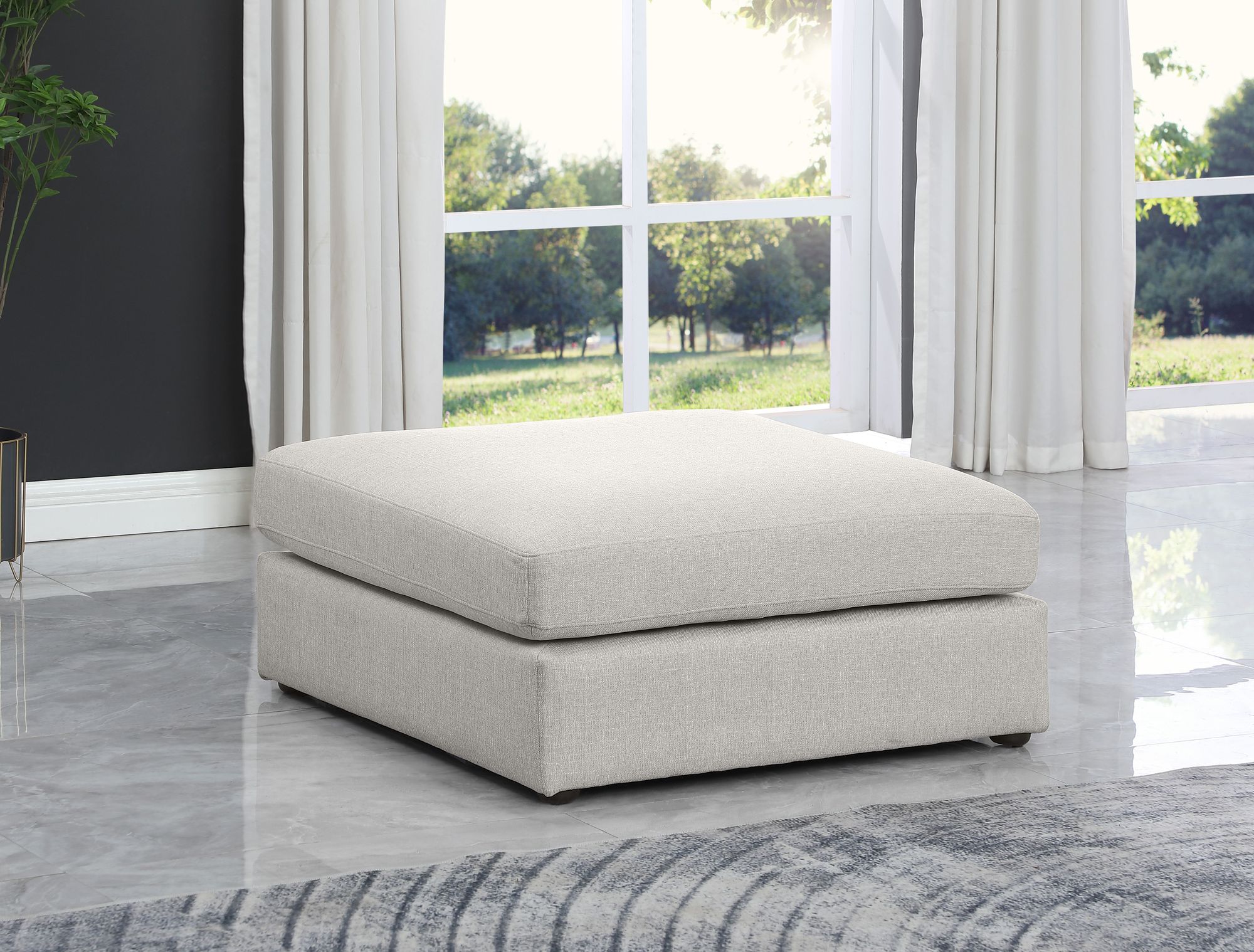 Beckham Linen Modular Ottoman