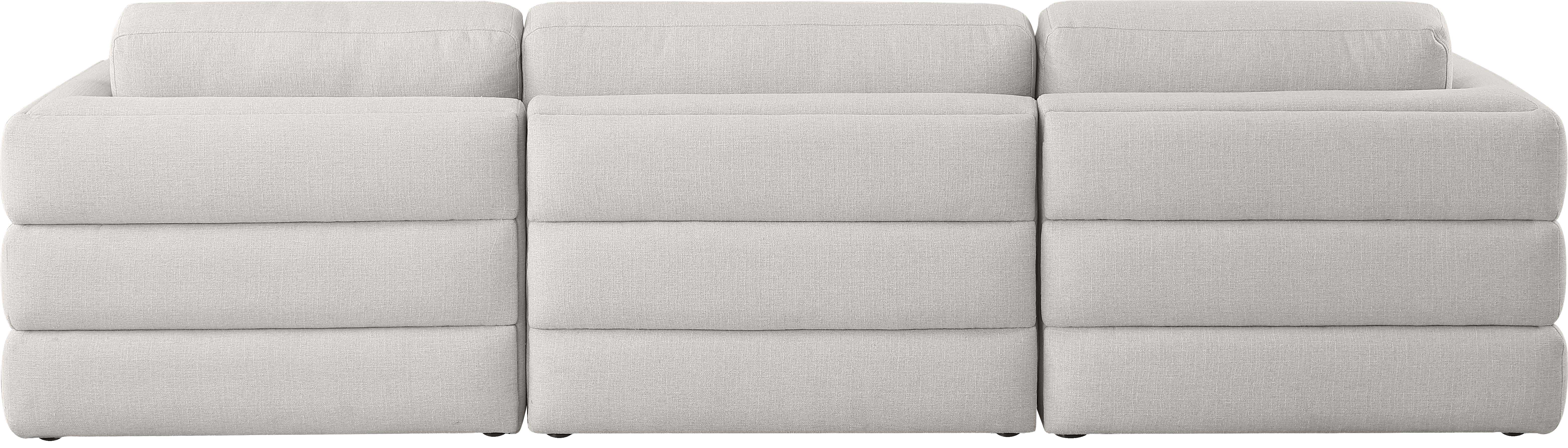 Beckham 114" Linen Modular Sofa