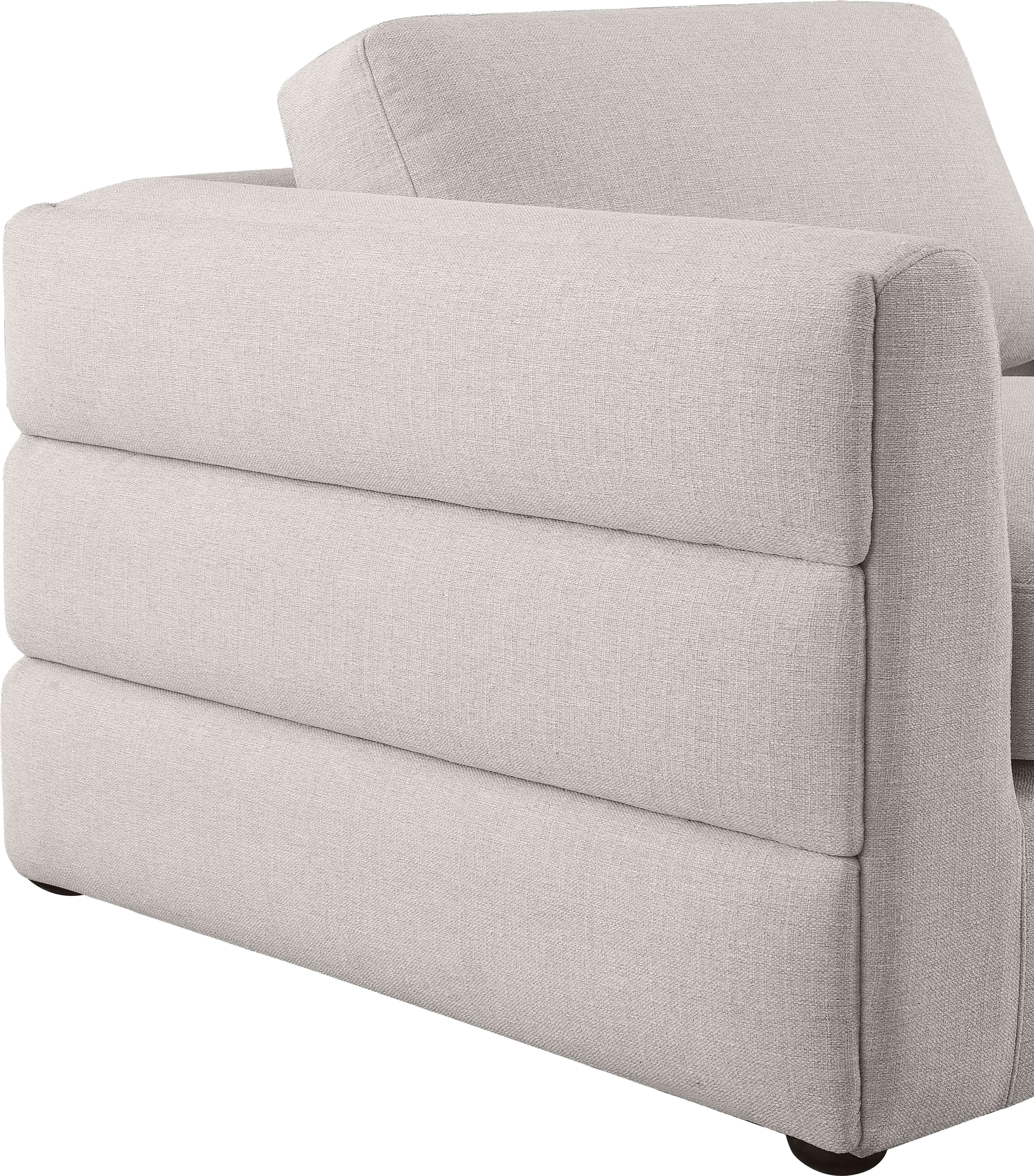 Beckham 114" Linen Modular Sofa