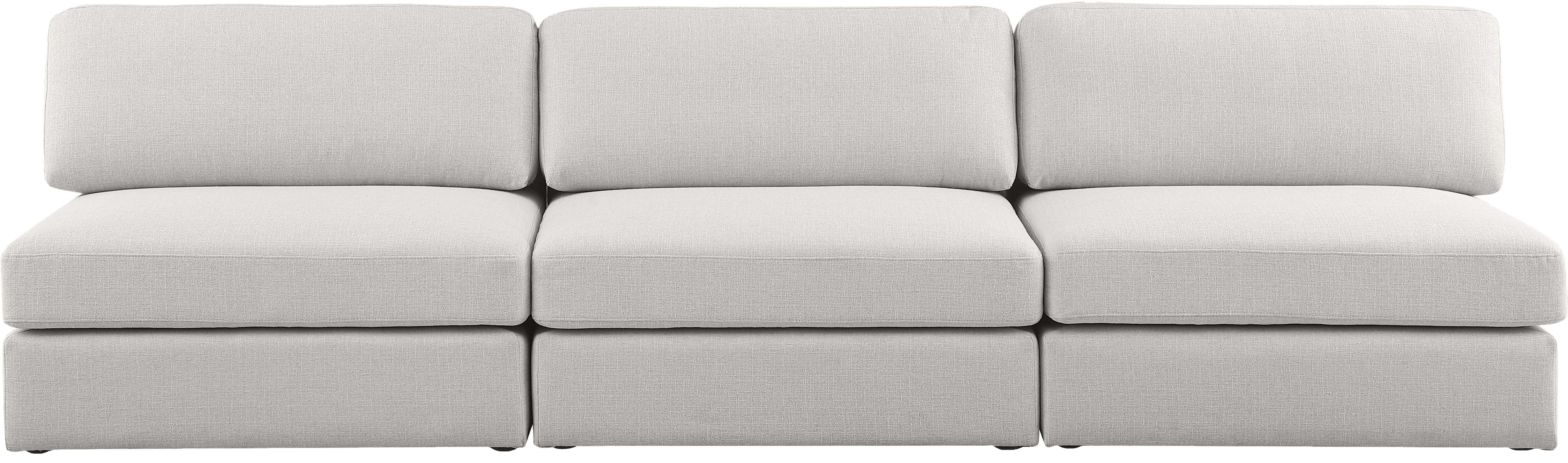 Beckham 114" Linen Modular Armless Sofa