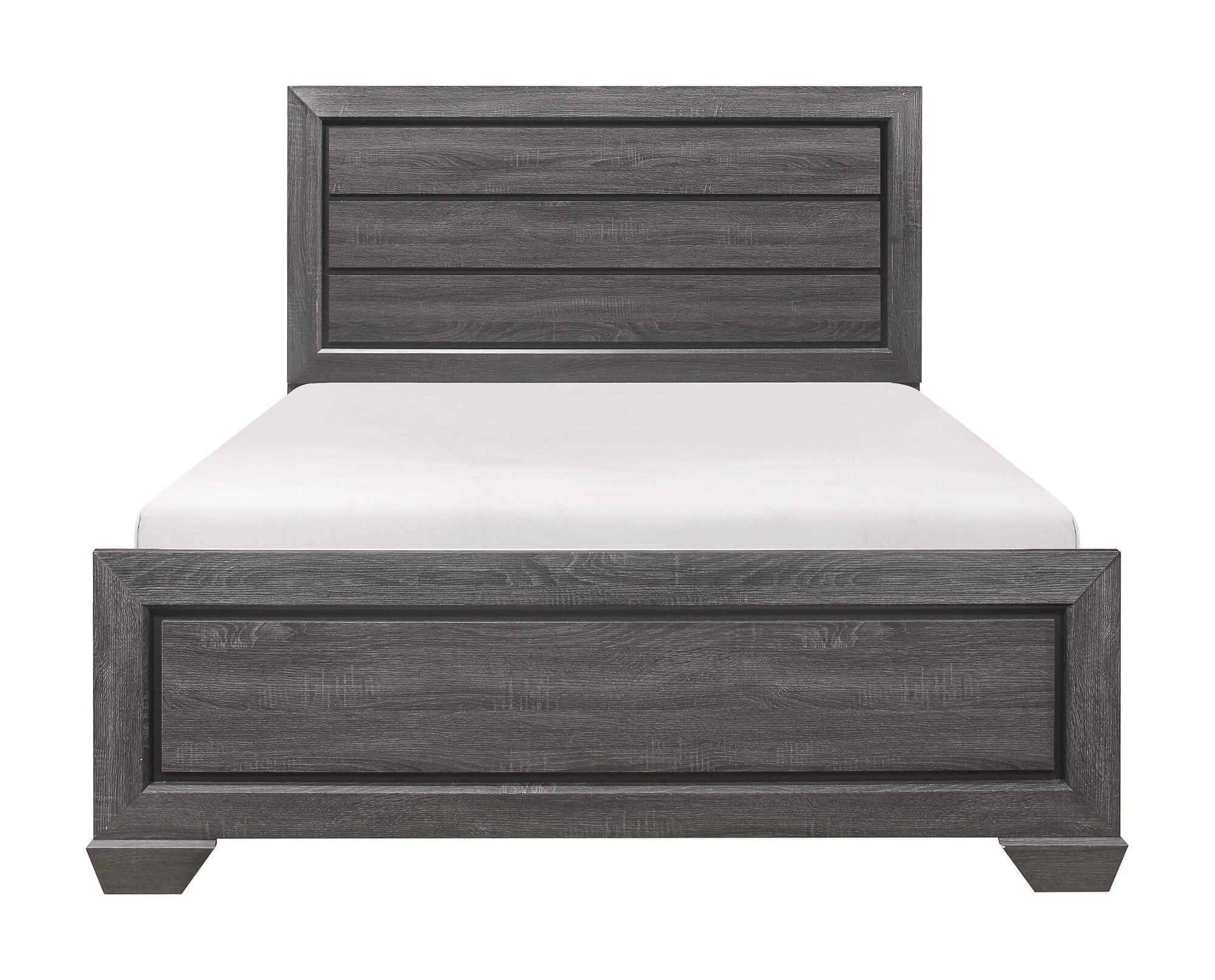 Beechnut Wood/Wood Veneer Panel Bed