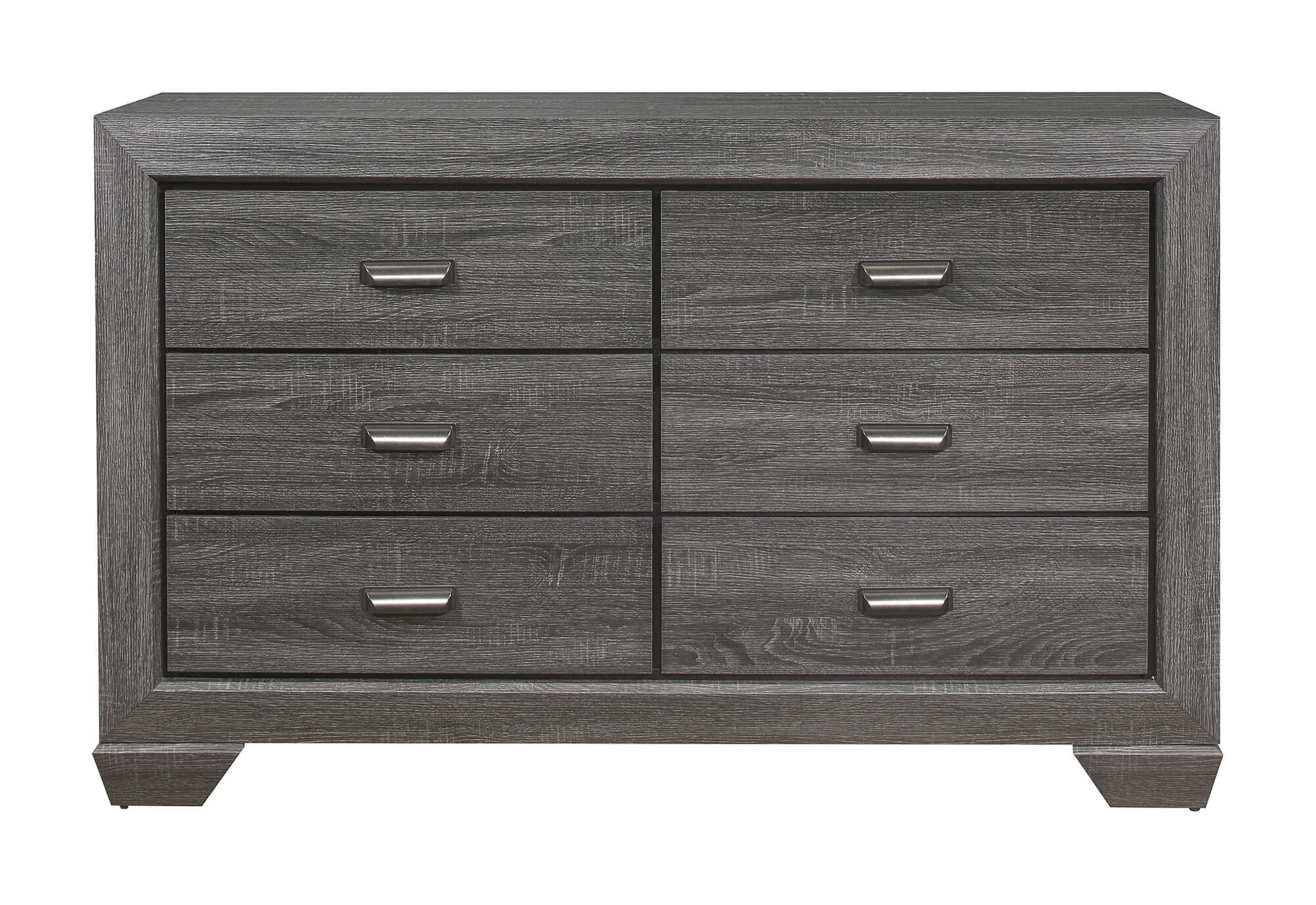 Beechnut Wood/Wood Veneer Panel Bedroom Set