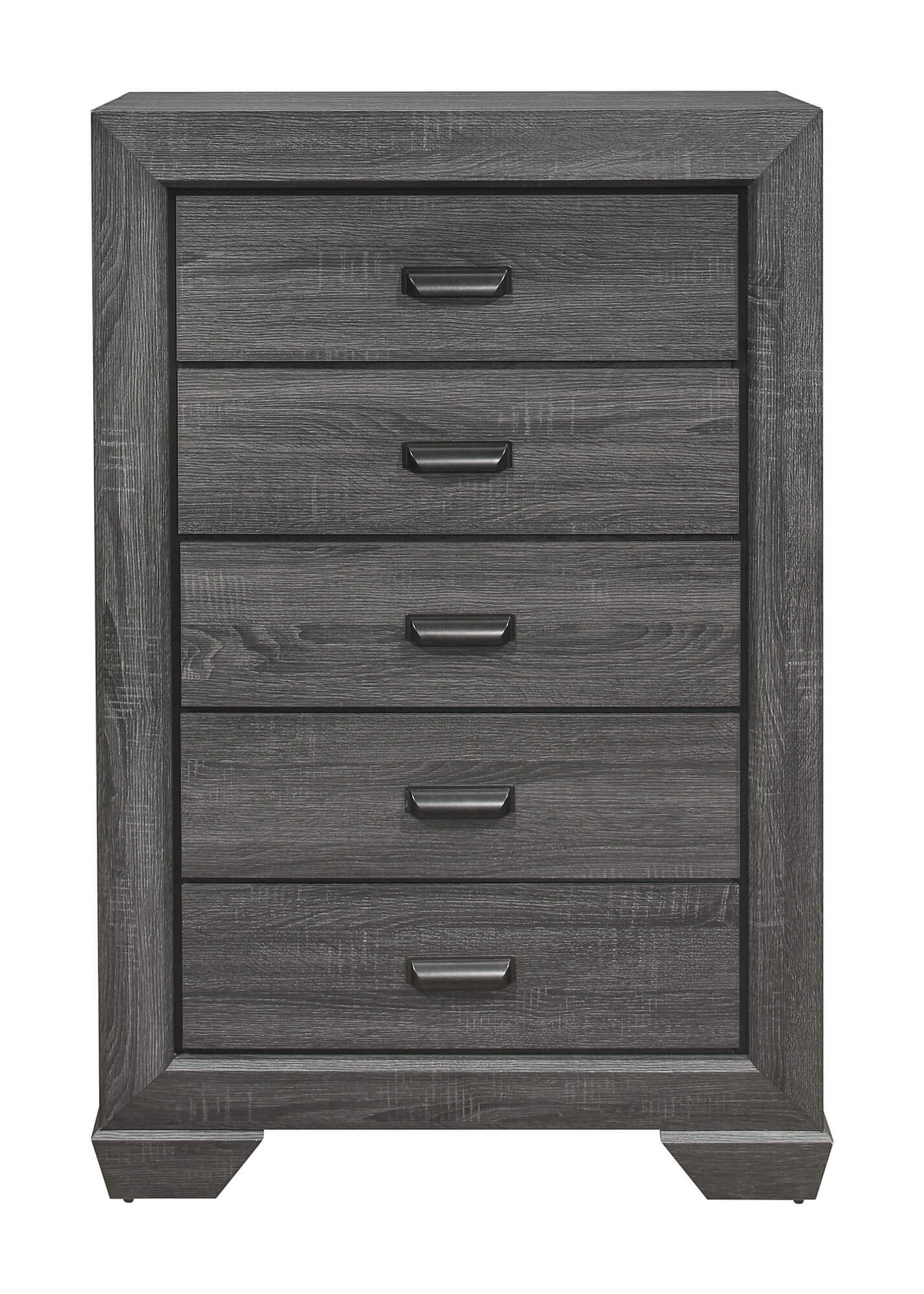 Beechnut Wood/Wood Veneer Panel Bedroom Set