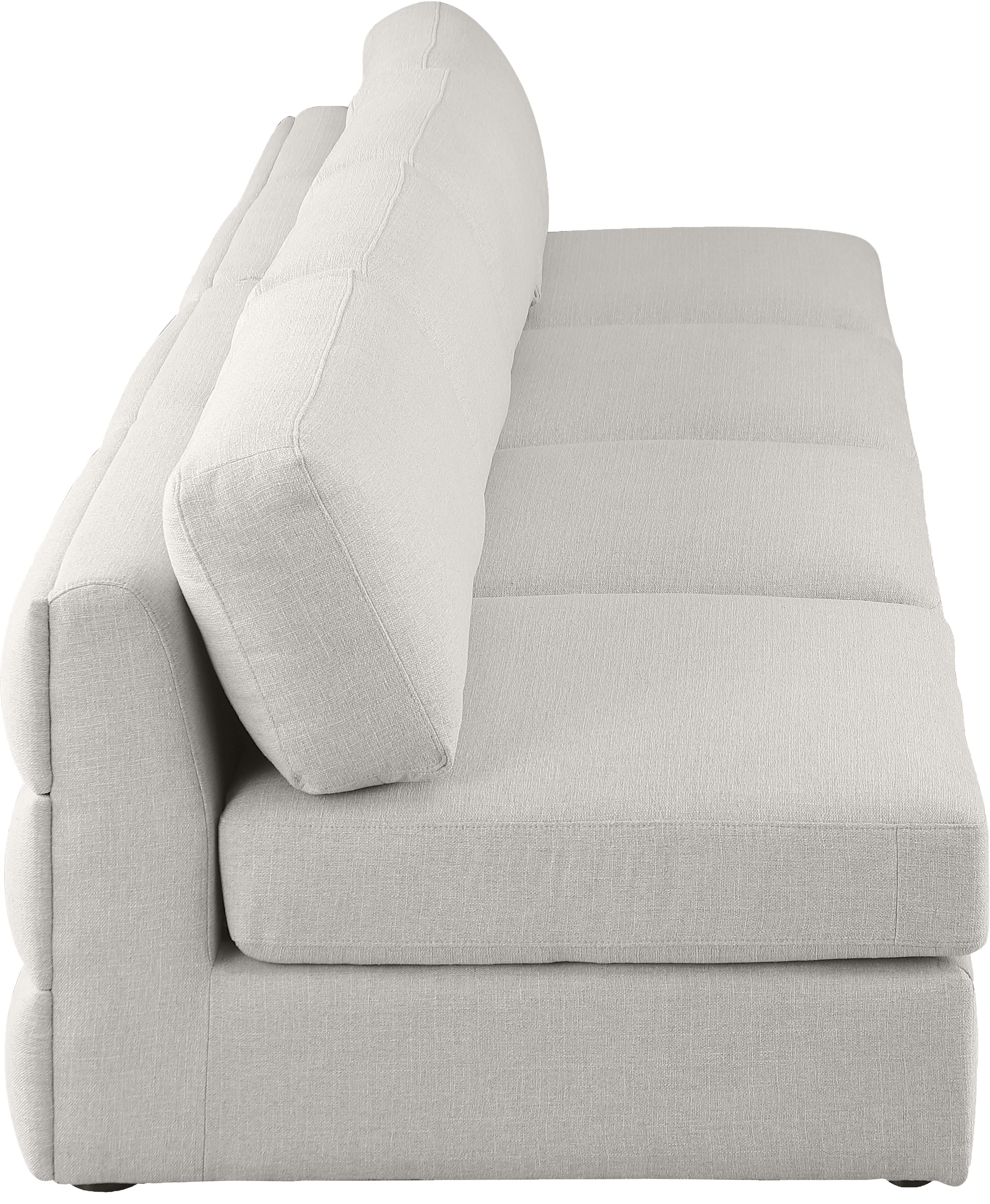 Beckham 152" Linen Modular Armless Sofa