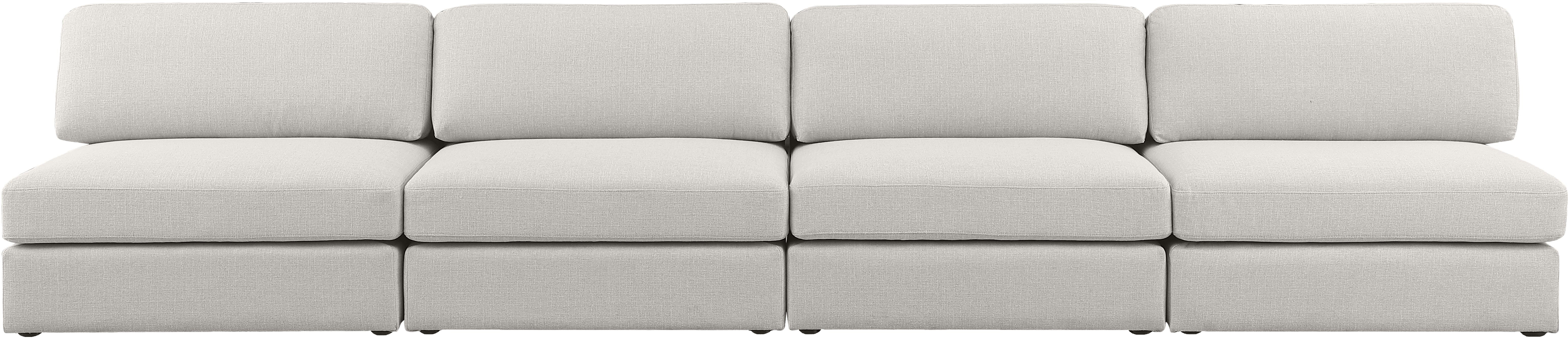 Beckham 152" Linen Modular Armless Sofa