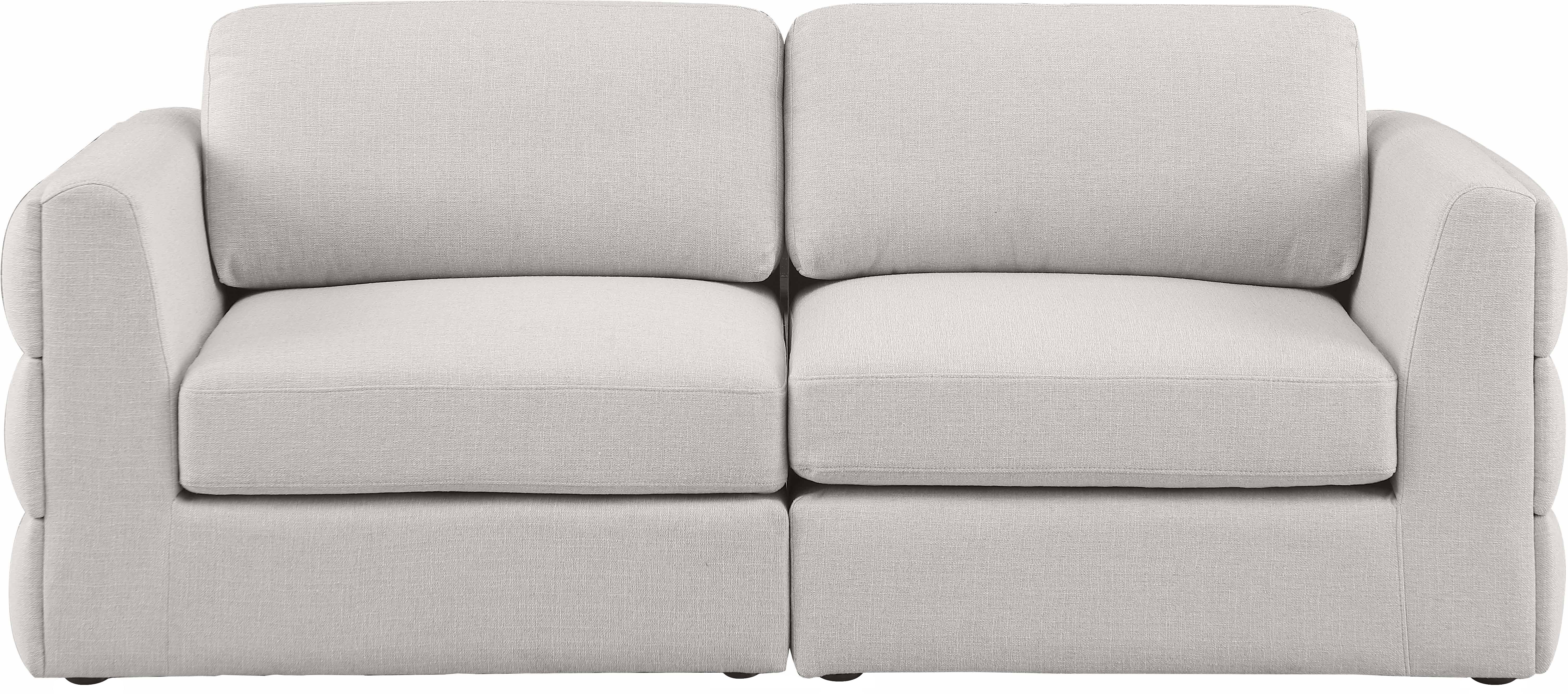 Beckham 76" Linen Modular Sofa