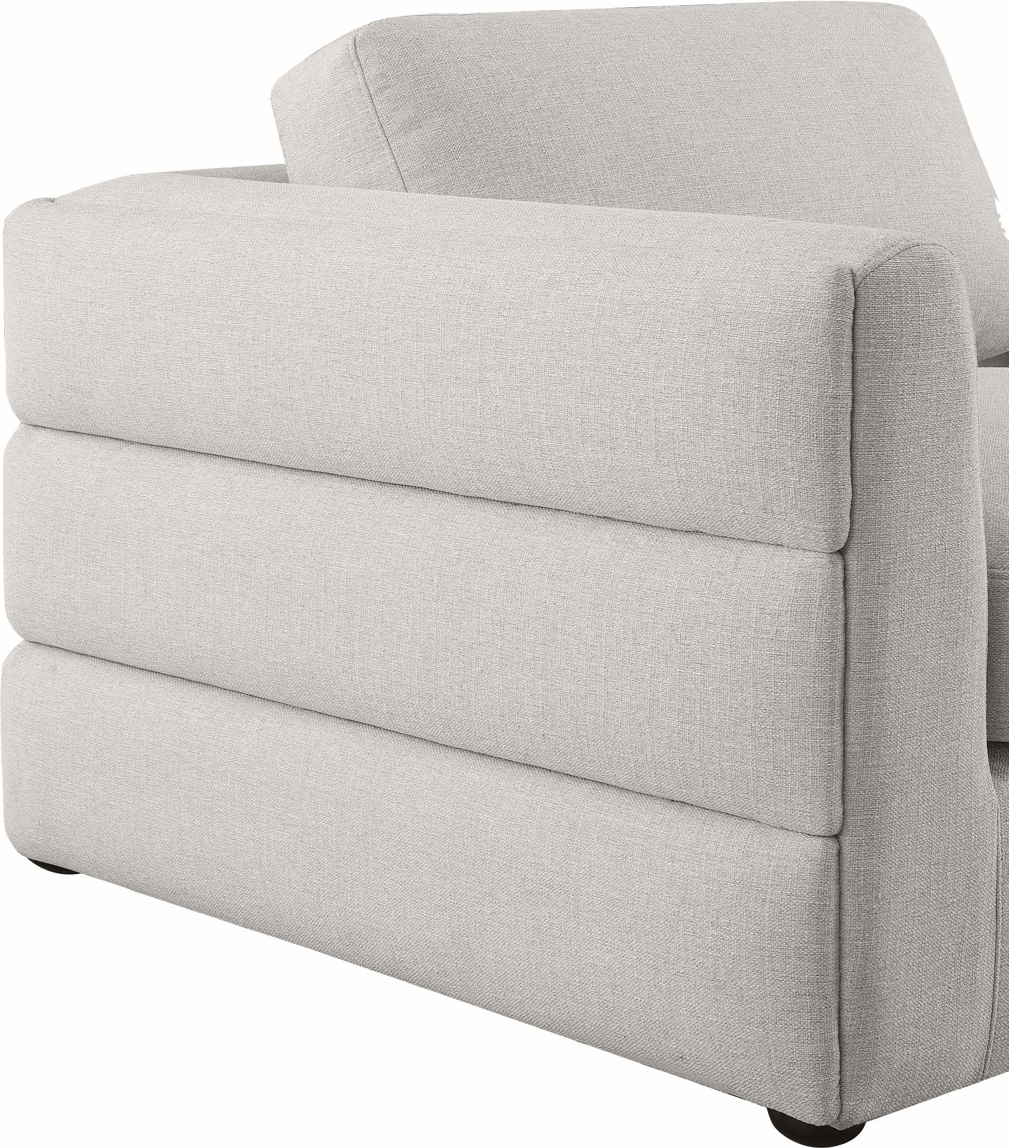 Beckham 114" Linen Modular 4-Piece Corner Sectional