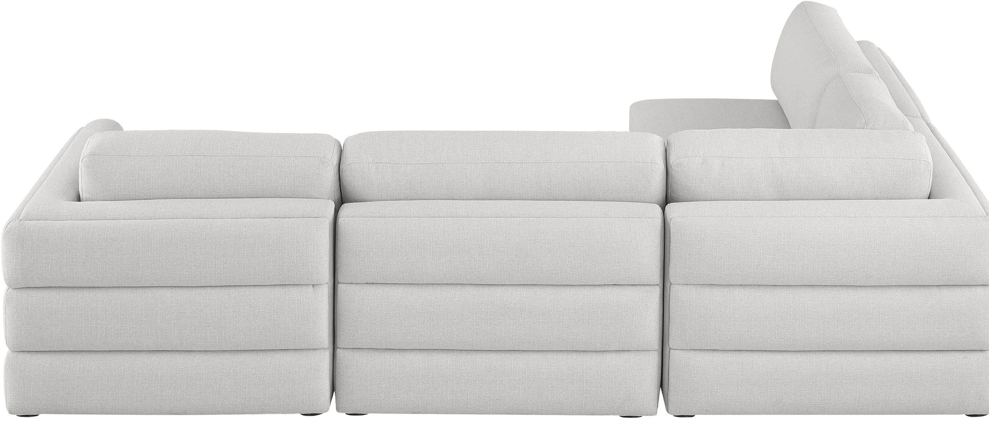 Beckham 114" Linen Modular 4-Piece Corner Sectional