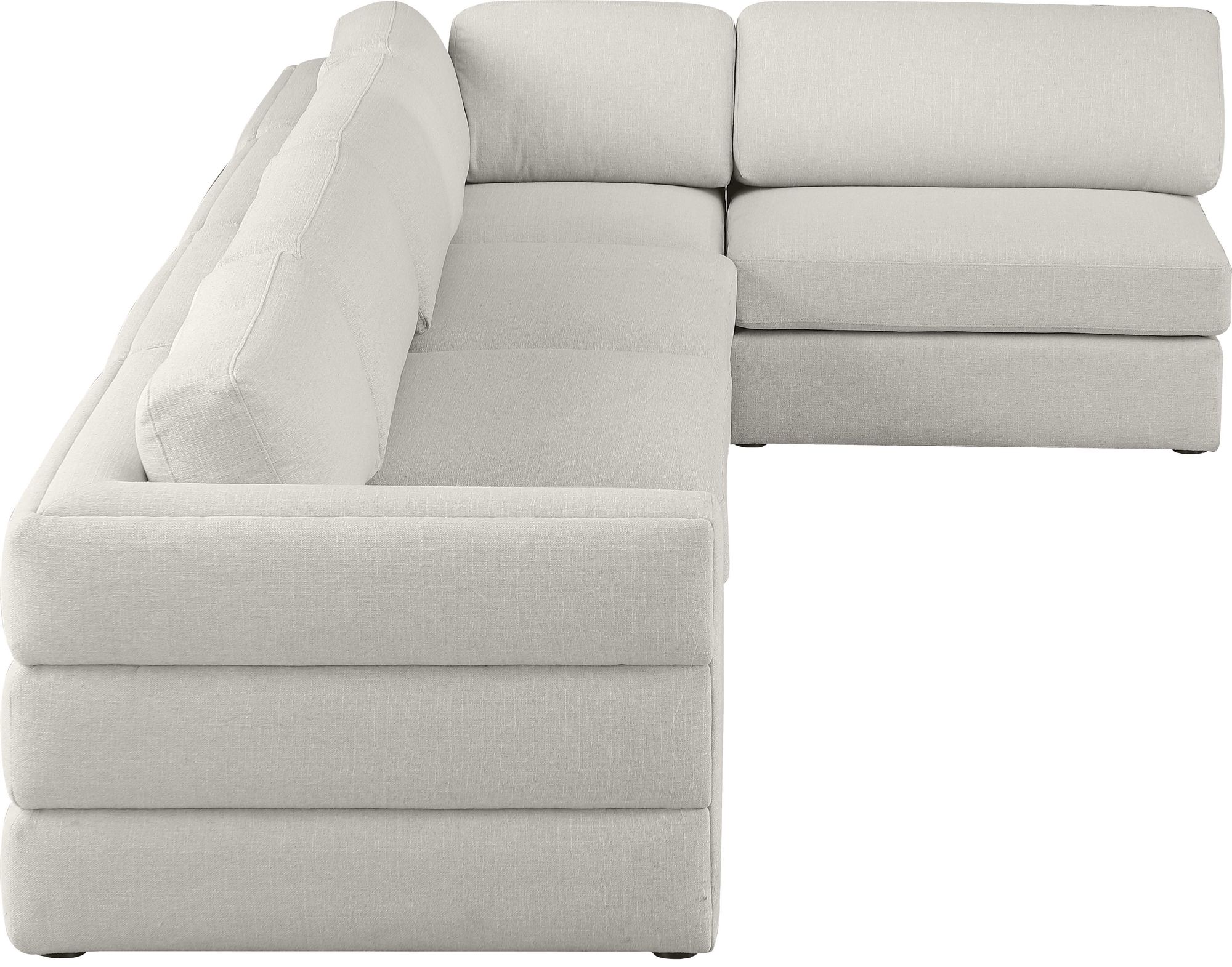 Beckham 152" 5-Piece Linen Modular Corner Sectional