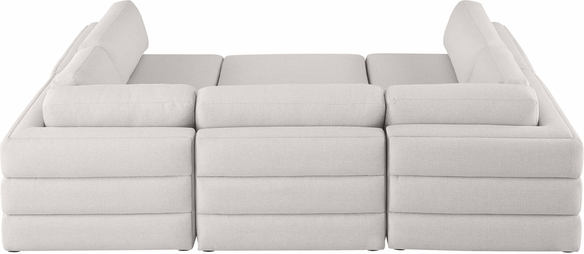 Beckham 114" 6-Piece Linen Modular Sectional