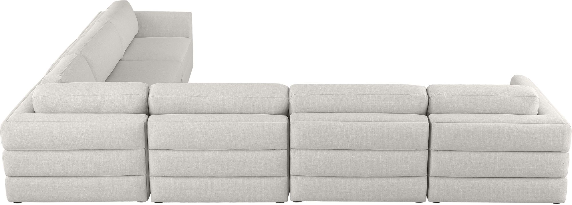 Beckham 152" 6-Piece Linen Modular Sectional