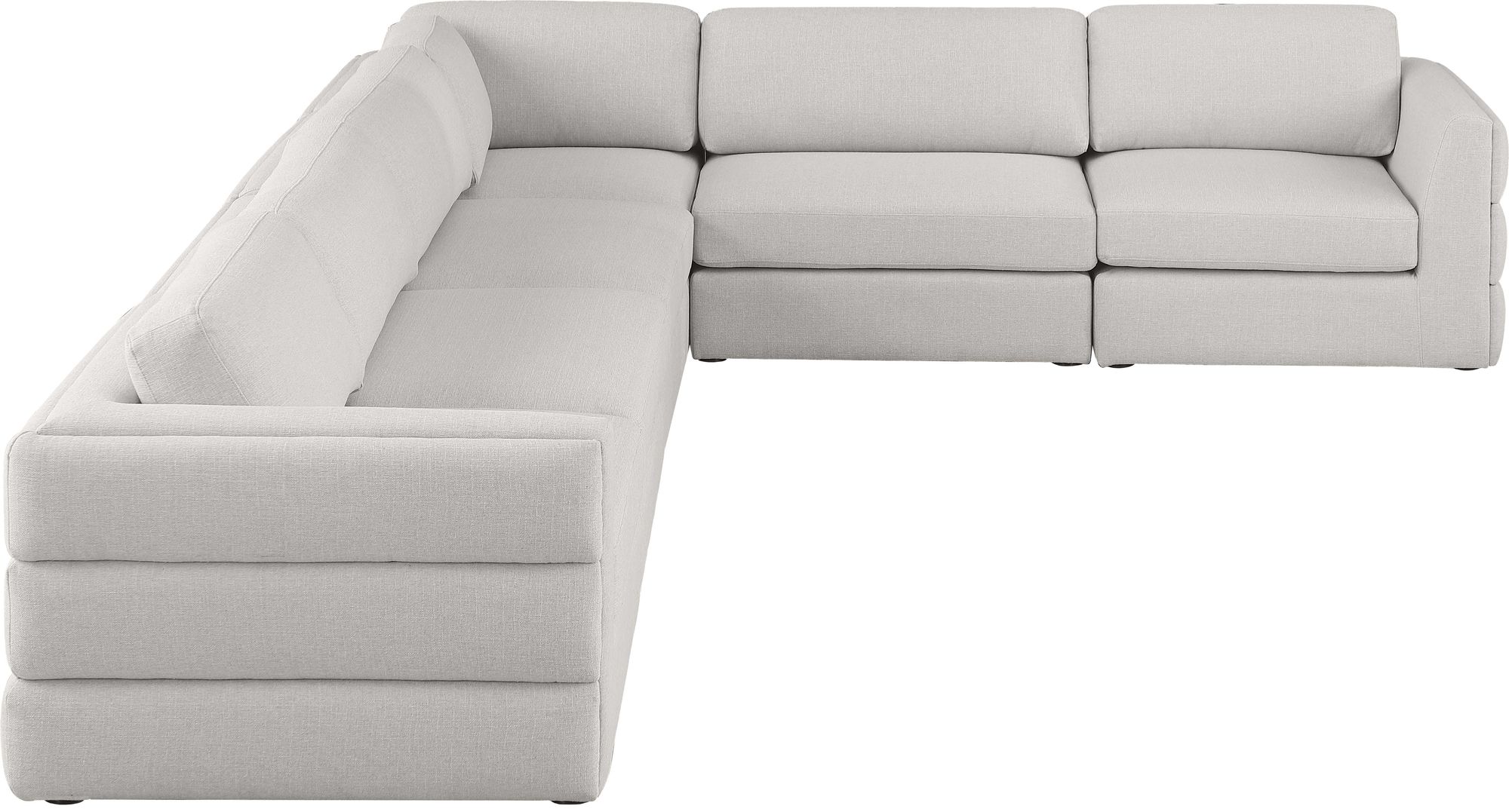 Beckham 152" 6-Piece Linen Modular Sectional