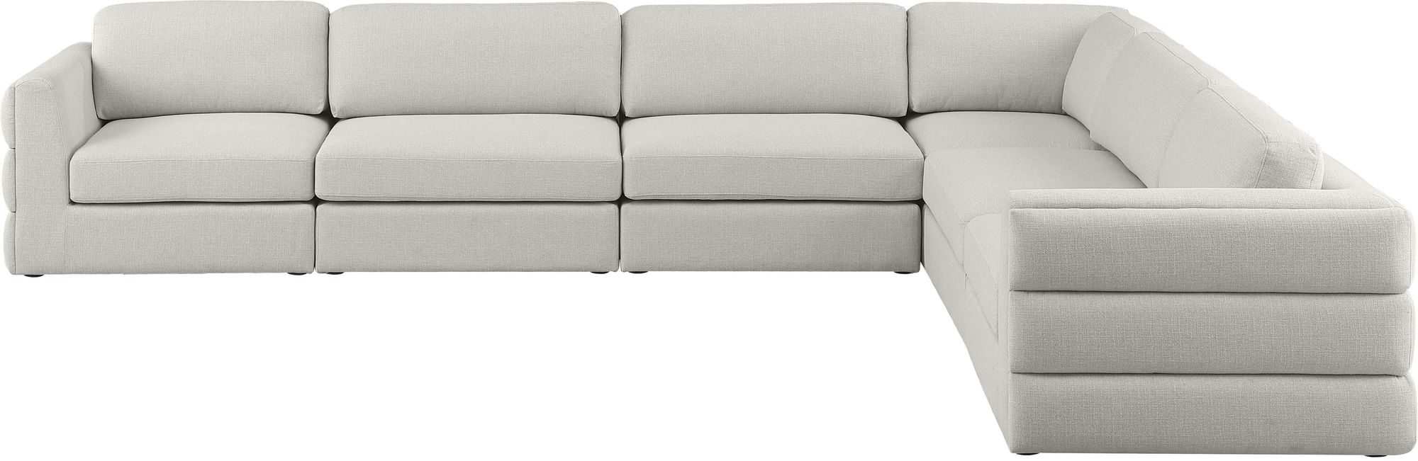 Beckham 152" 6-Piece Linen Modular Sectional