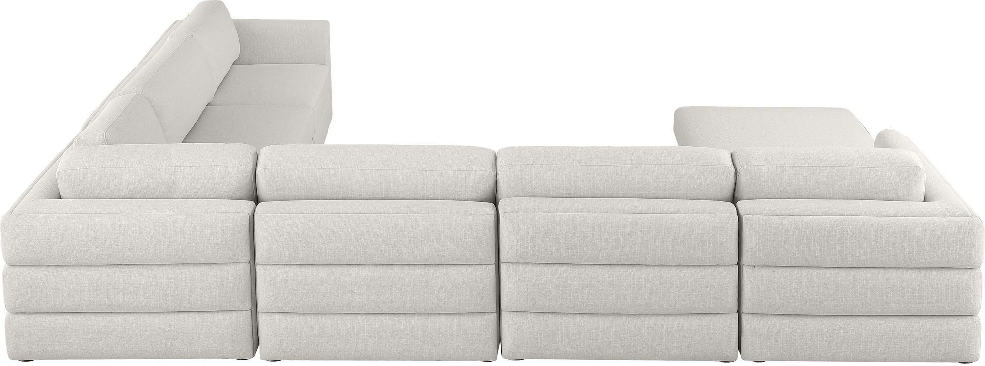 Beckham 152" 7-Piece Linen Modular Sectional
