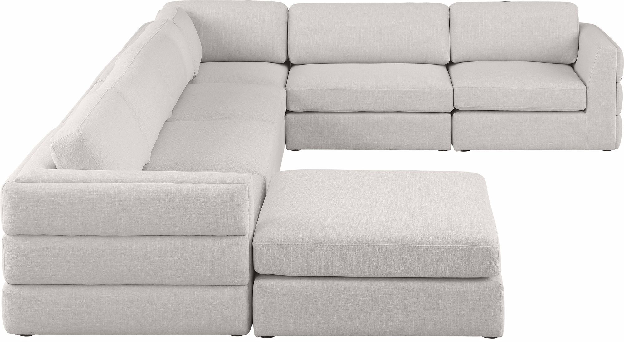 Beckham 152" 7-Piece Linen Modular Sectional