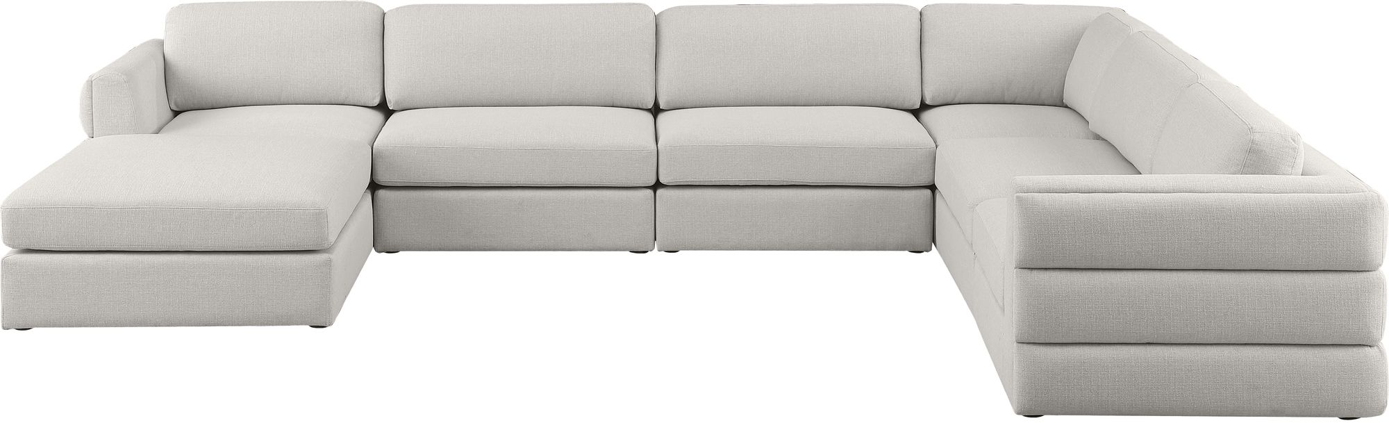 Beckham 152" 7-Piece Linen Modular Sectional