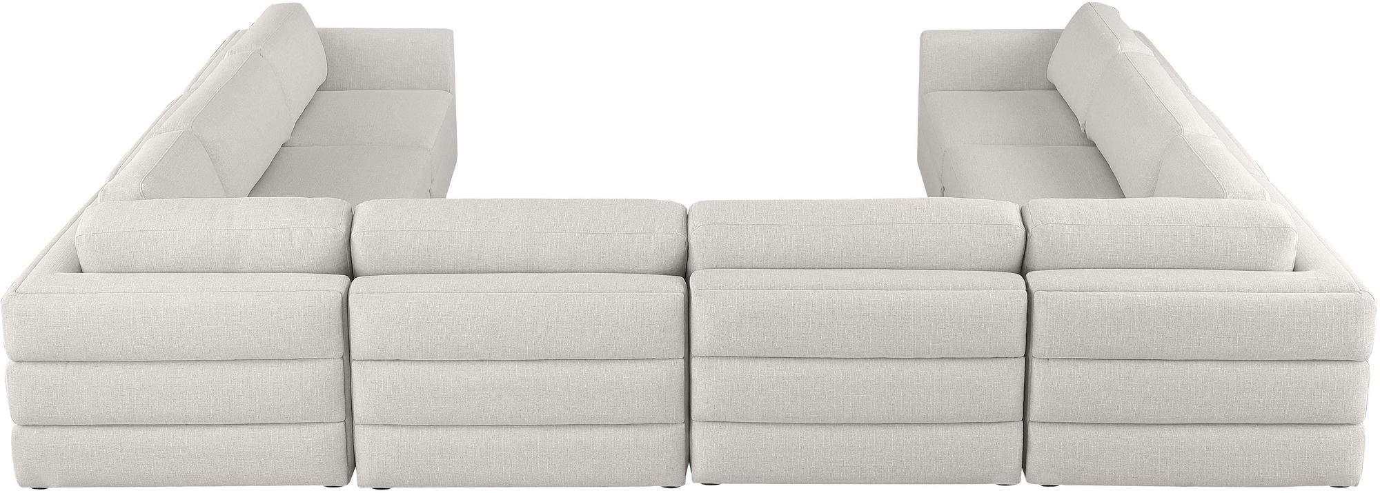 Beckham 152" 8-Piece Linen Modular Sectional