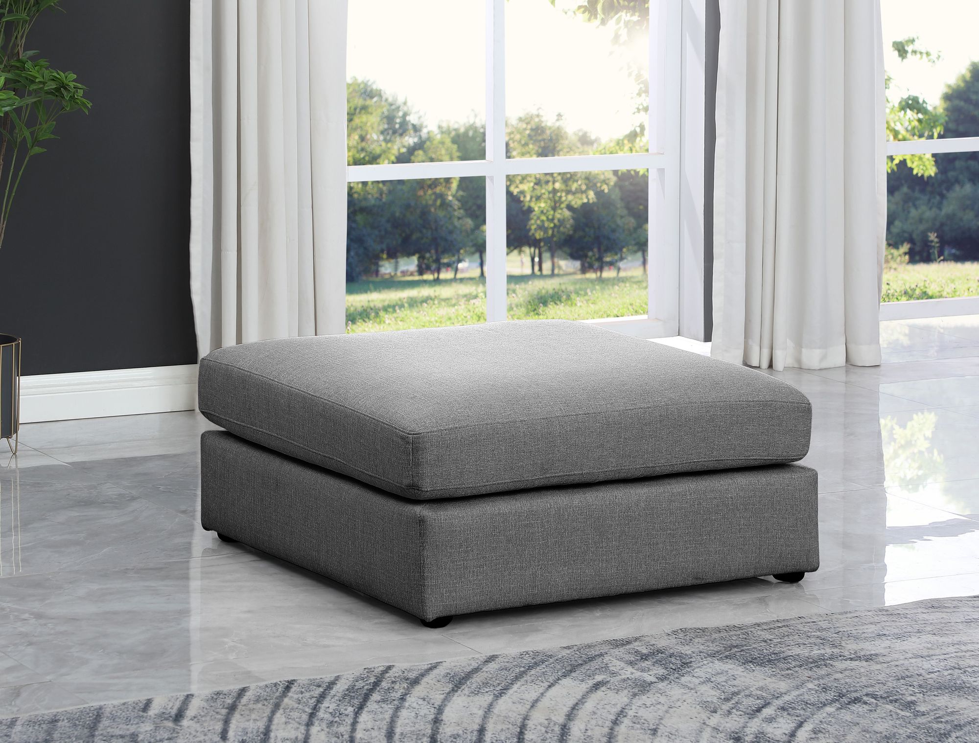Beckham Linen Modular Ottoman