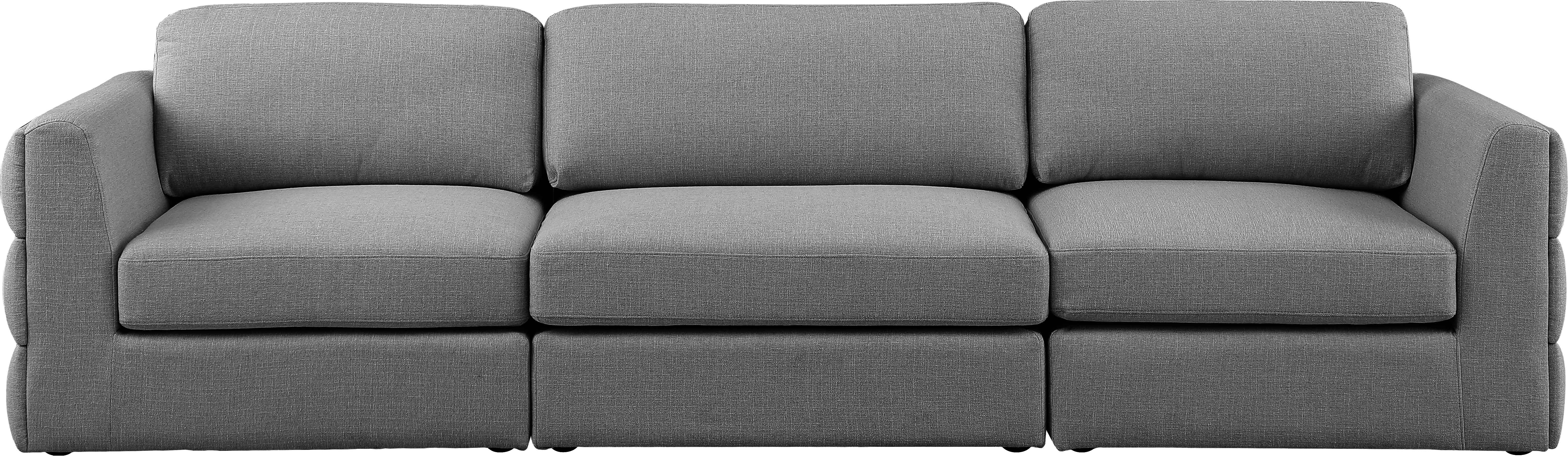 Beckham 114" Linen Modular Sofa