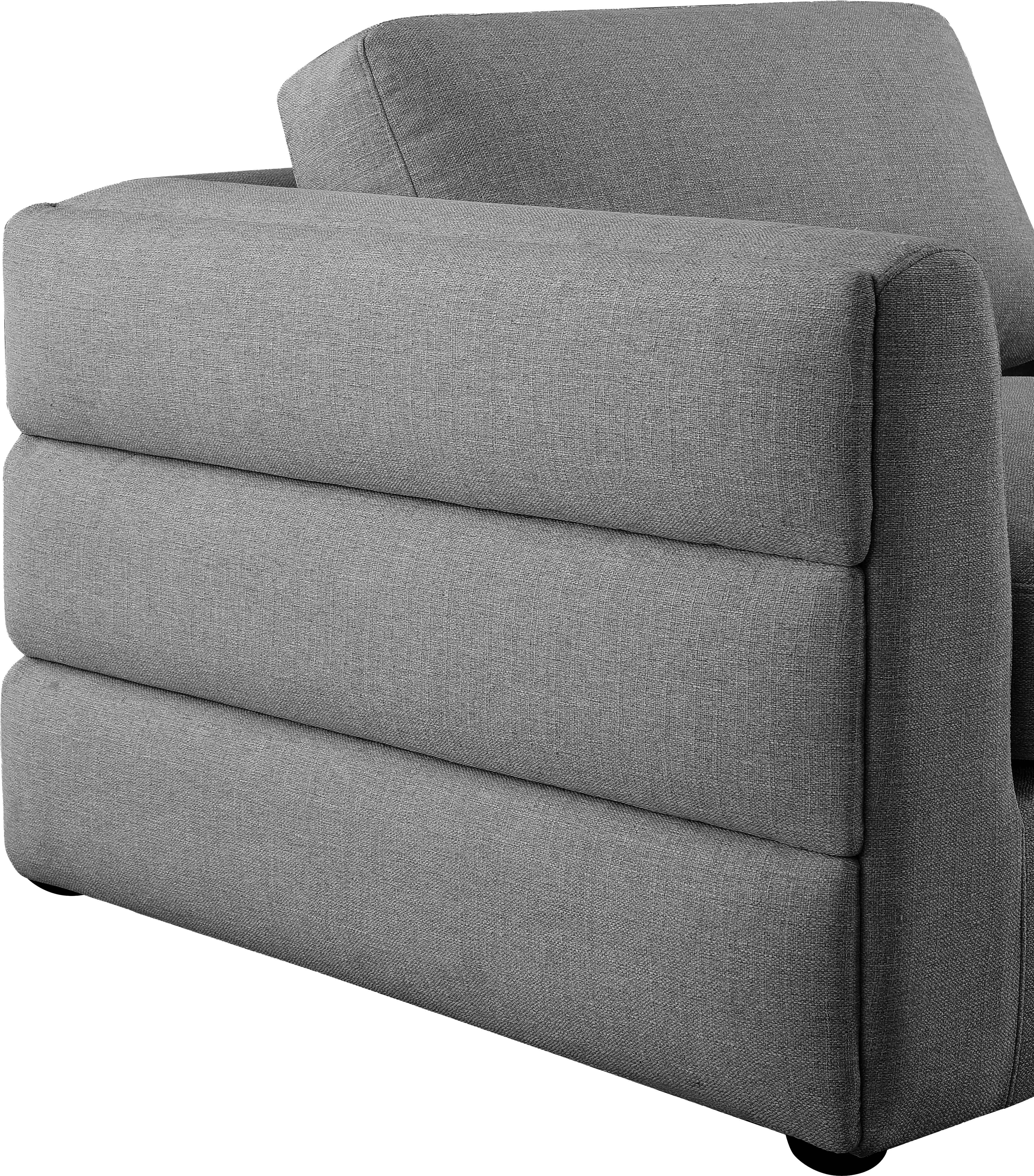 Beckham 114" Linen Modular Sofa