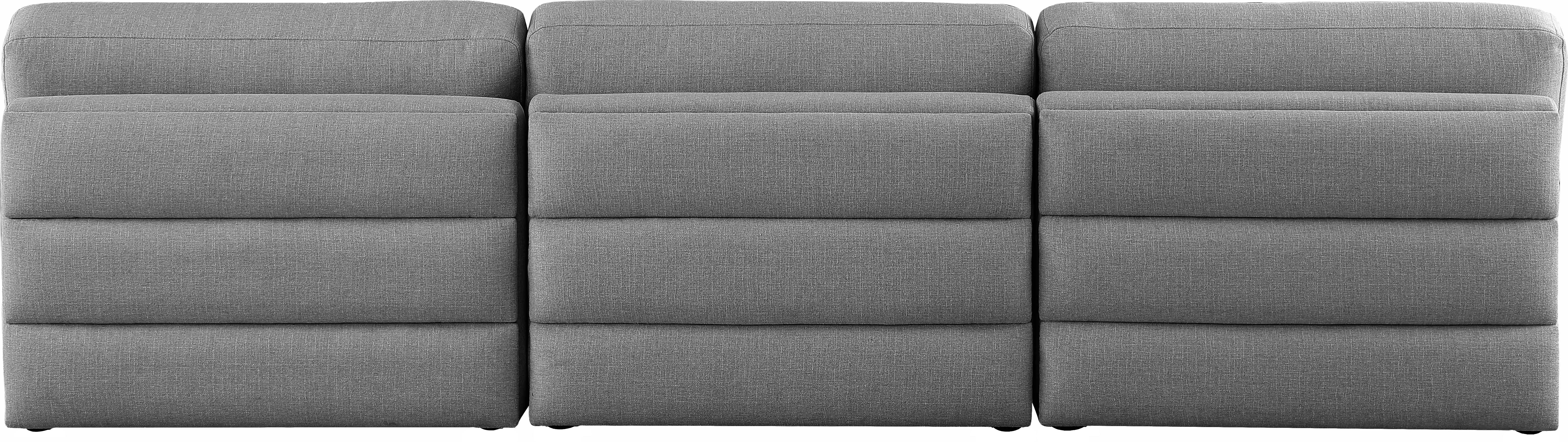 Beckham 114" Linen Modular Armless Sofa