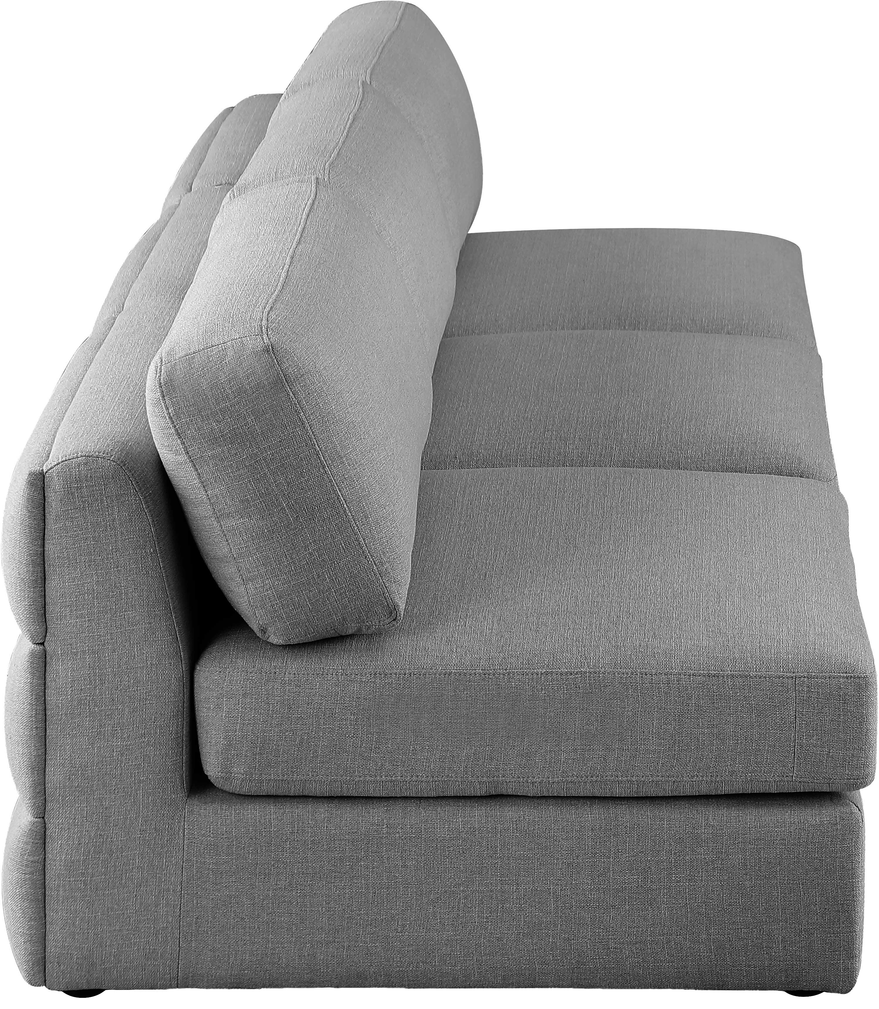 Beckham 114" Linen Modular Armless Sofa
