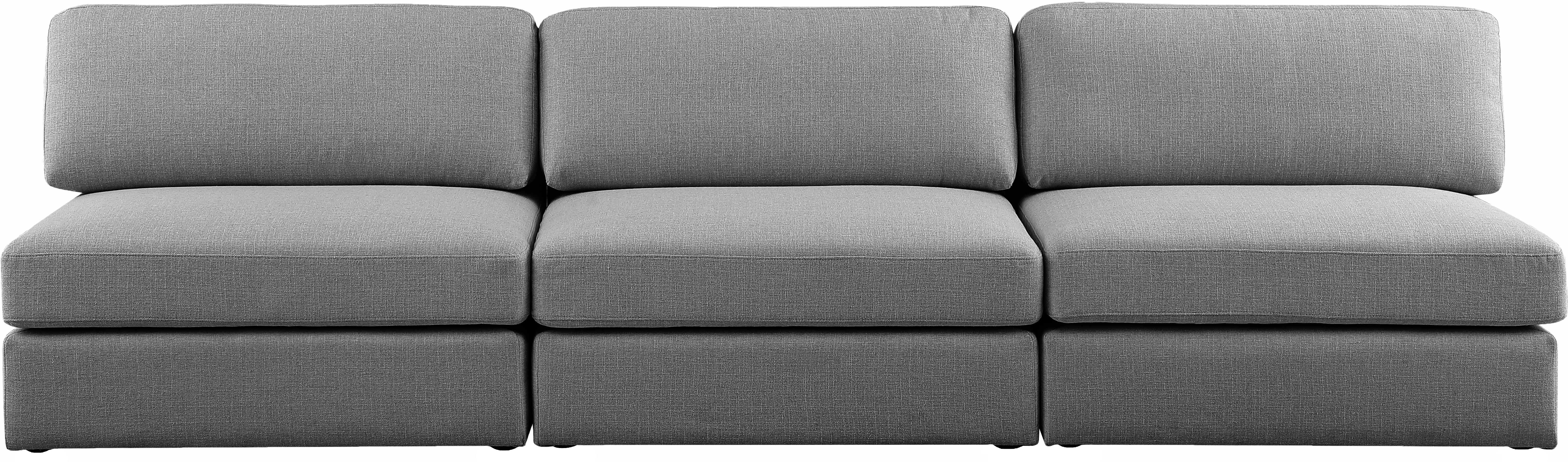 Beckham 114" Linen Modular Armless Sofa
