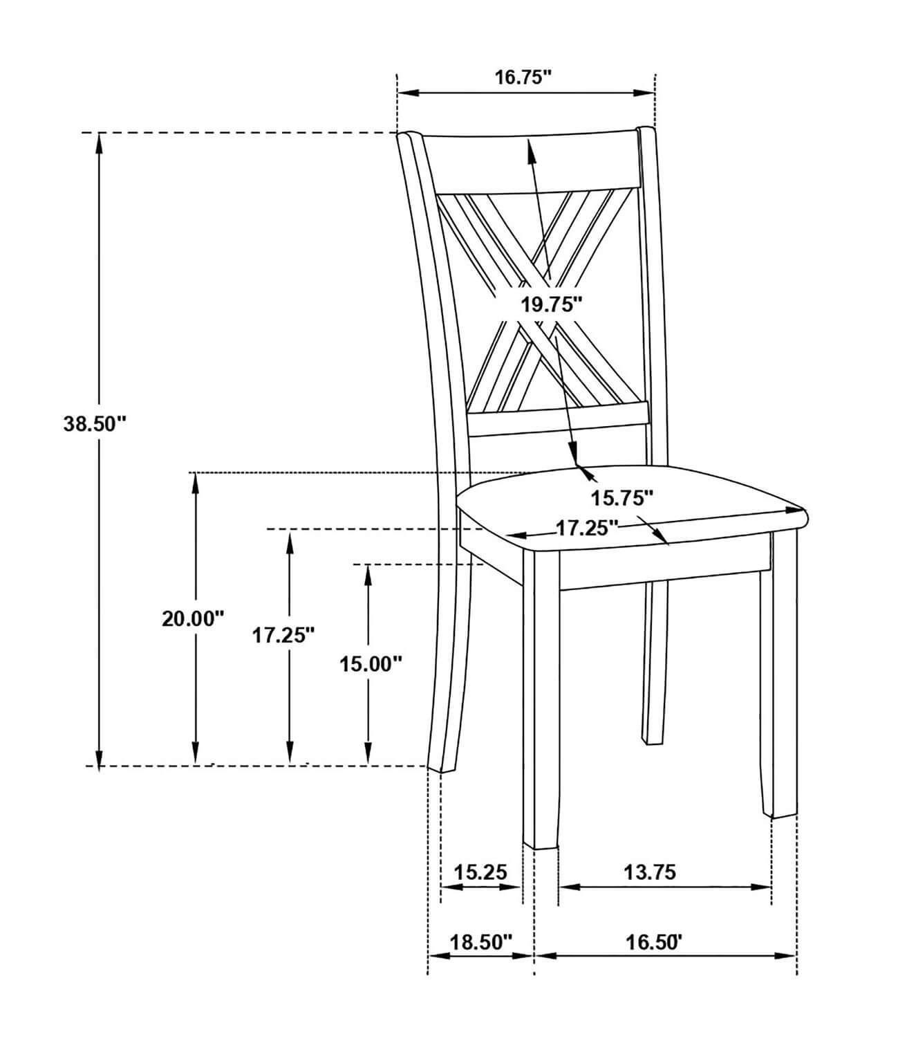 Fortress Wood Veneer 7-Piece Dining Set