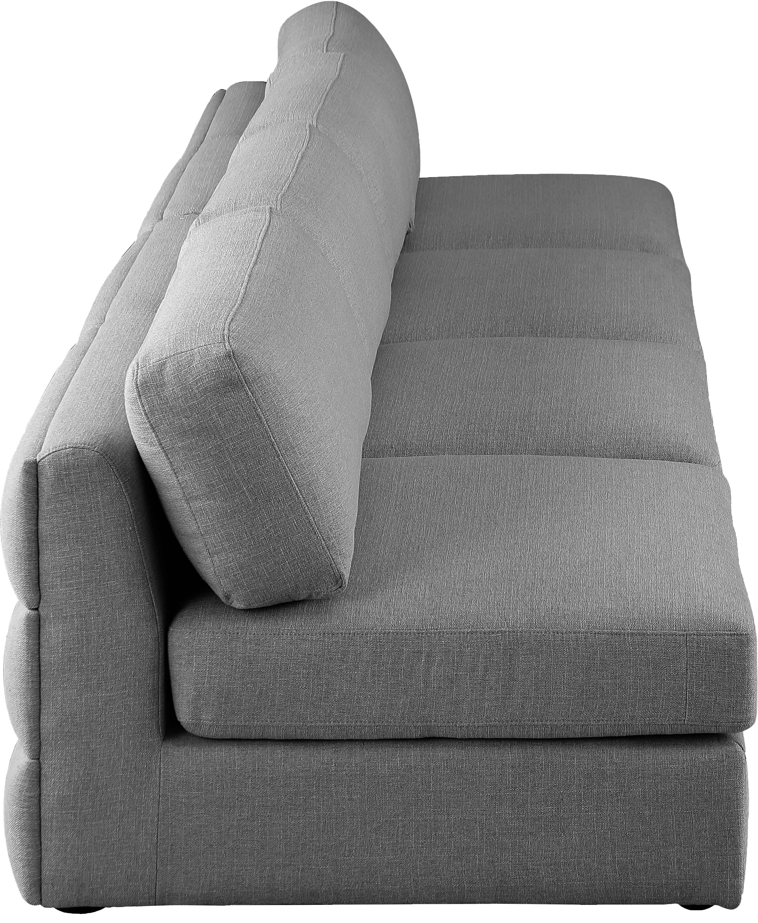 Beckham 152" Linen Modular Armless Sofa