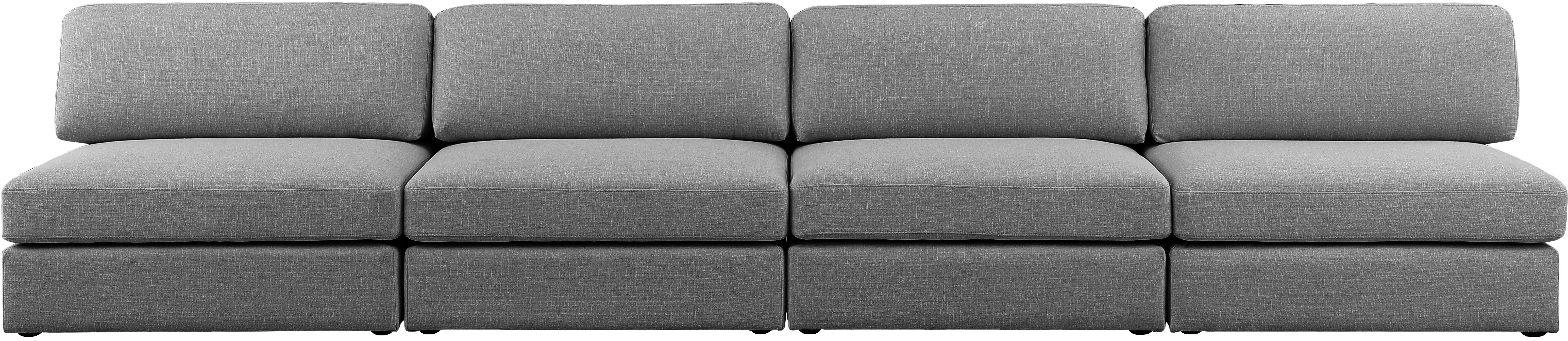 Beckham 152" Linen Modular Armless Sofa