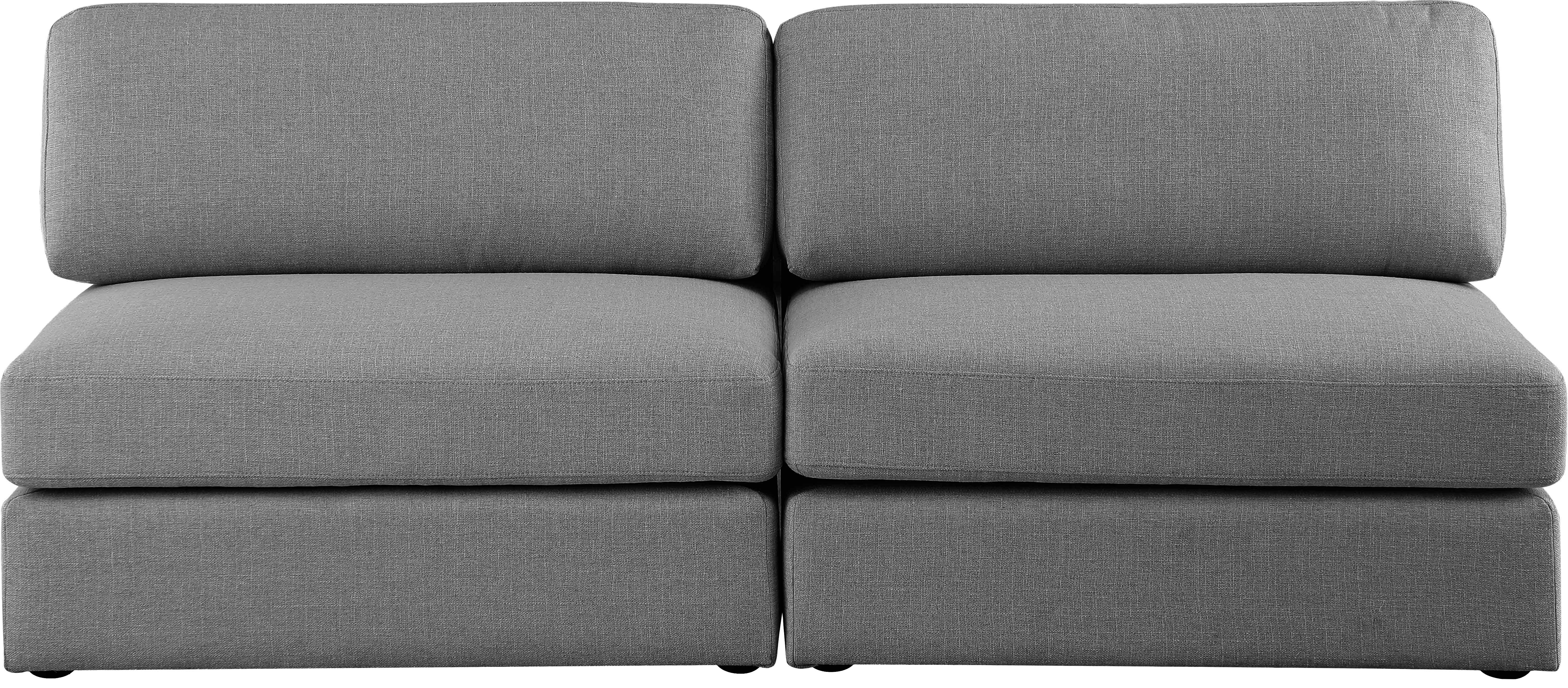 Beckham 76" Linen Modular Armless Sofa