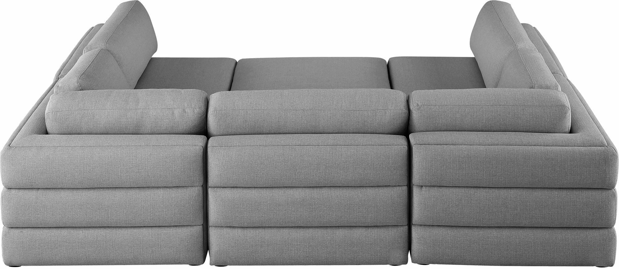 Beckham 114" 6-Piece Linen Modular Sectional
