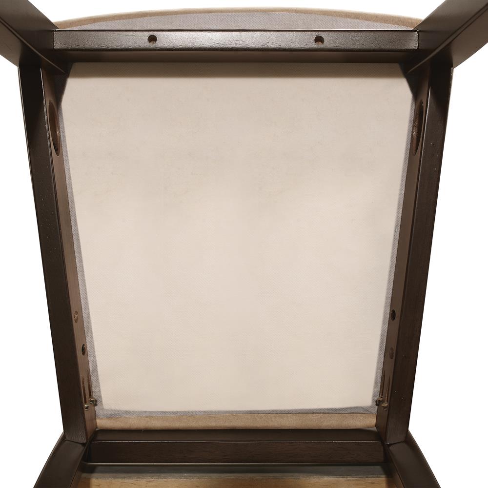 Kelso Fabric/Wood Lattice Back Dining Chair