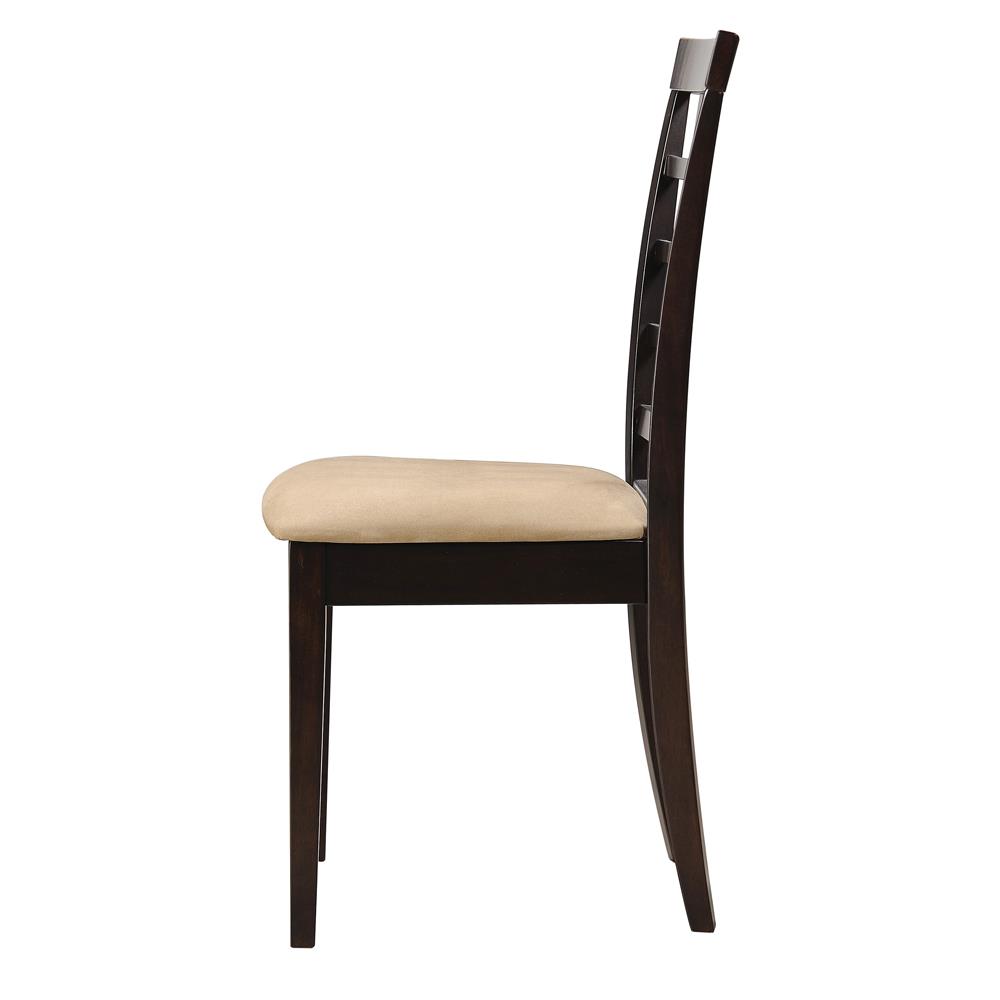 Kelso Fabric/Wood Lattice Back Dining Chair