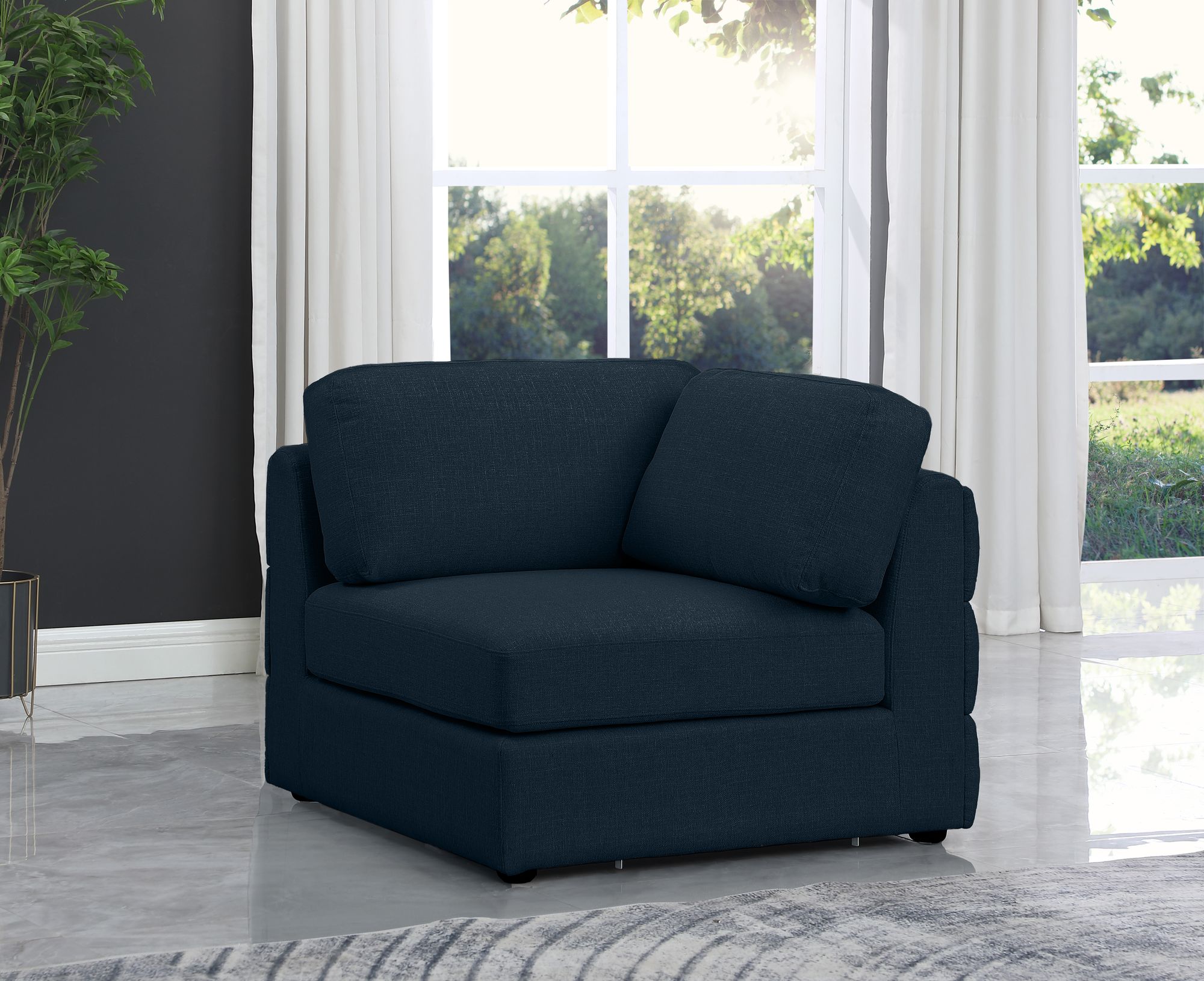 Beckham Linen Modular Corner Chair