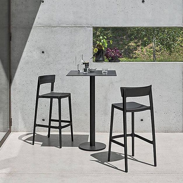 Skin Plastic Stackable Outdoor Counter Stool