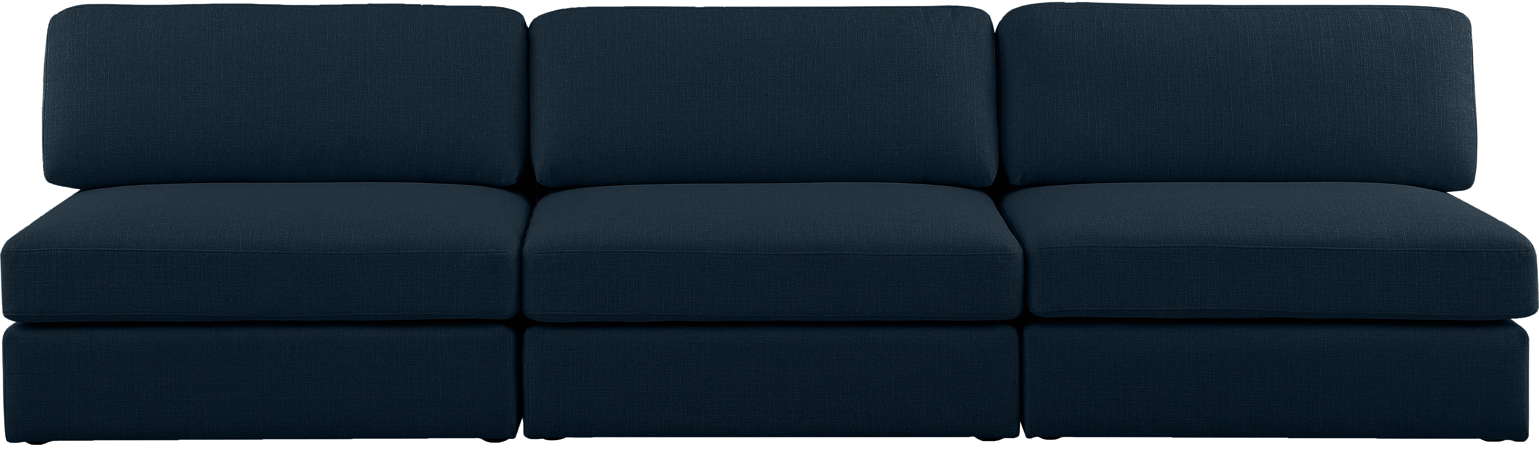 Beckham 114" Linen Modular Armless Sofa