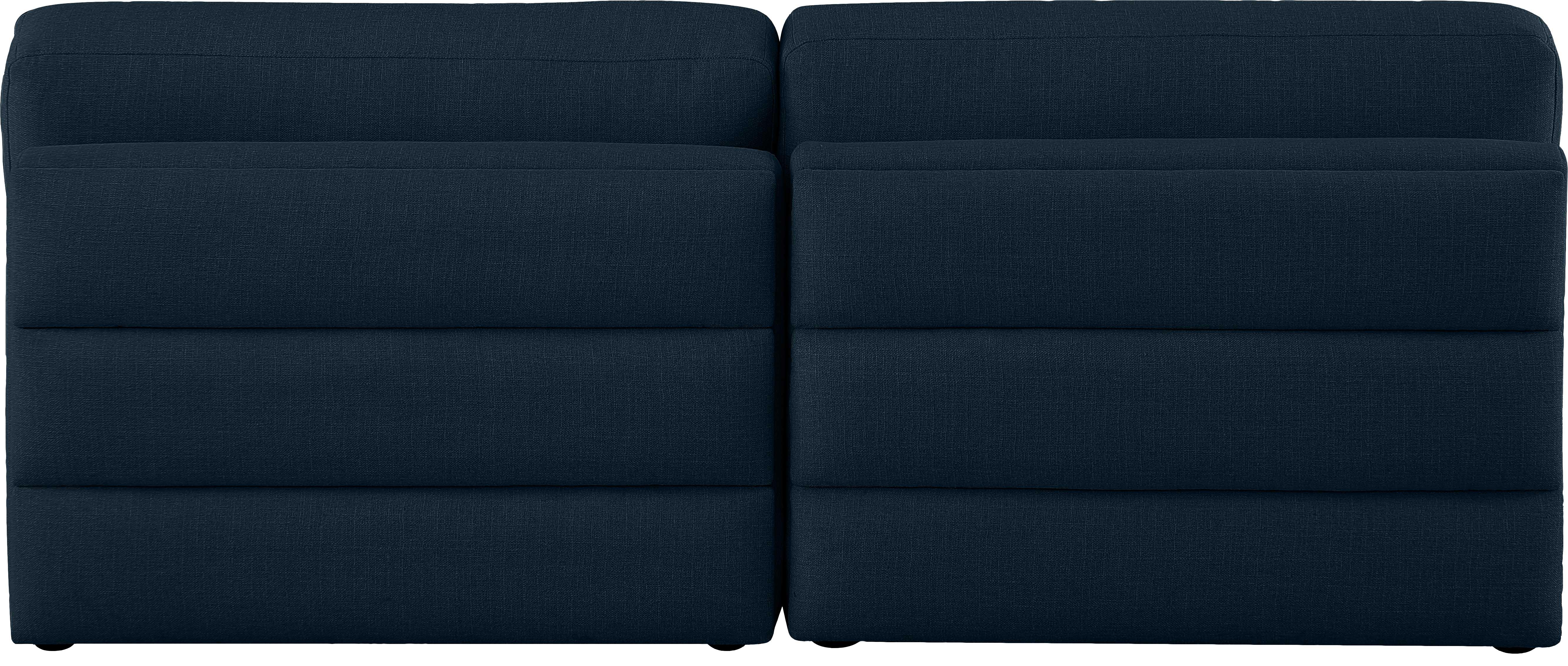 Beckham 76" Linen Modular Armless Sofa