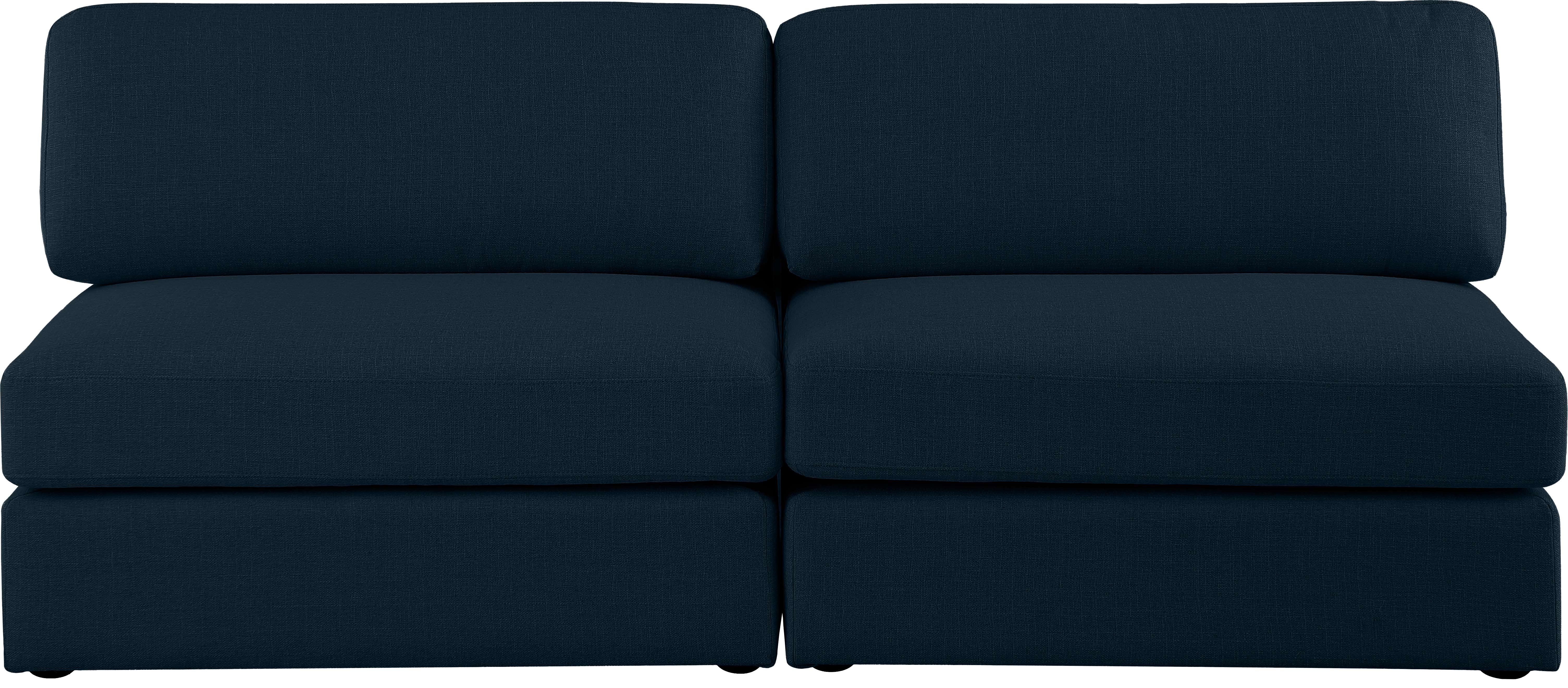 Beckham 76" Linen Modular Armless Sofa