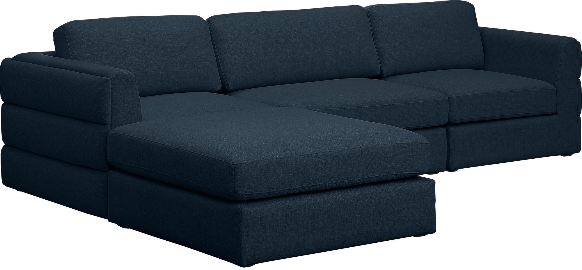Beckham 114" Linen Modular 4-Piece Sectional