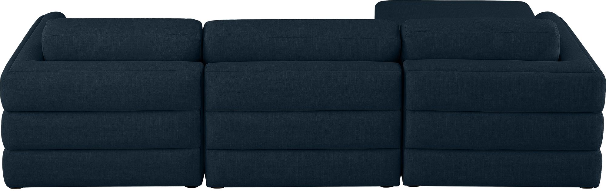 Beckham 114" Linen Modular 4-Piece Sectional
