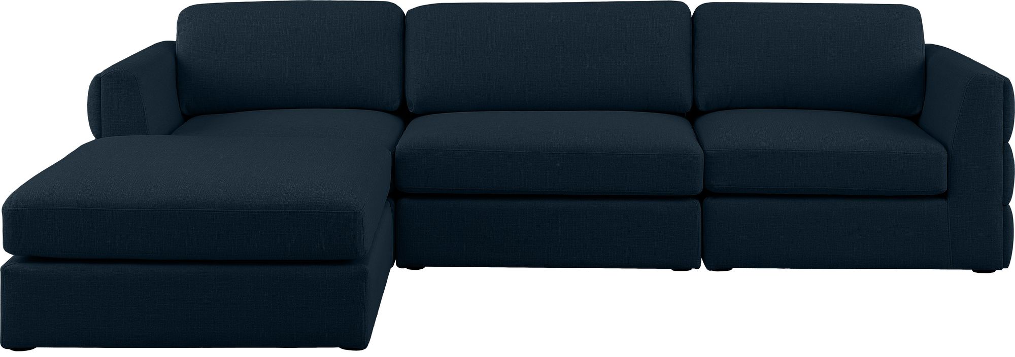 Beckham 114" Linen Modular 4-Piece Sectional
