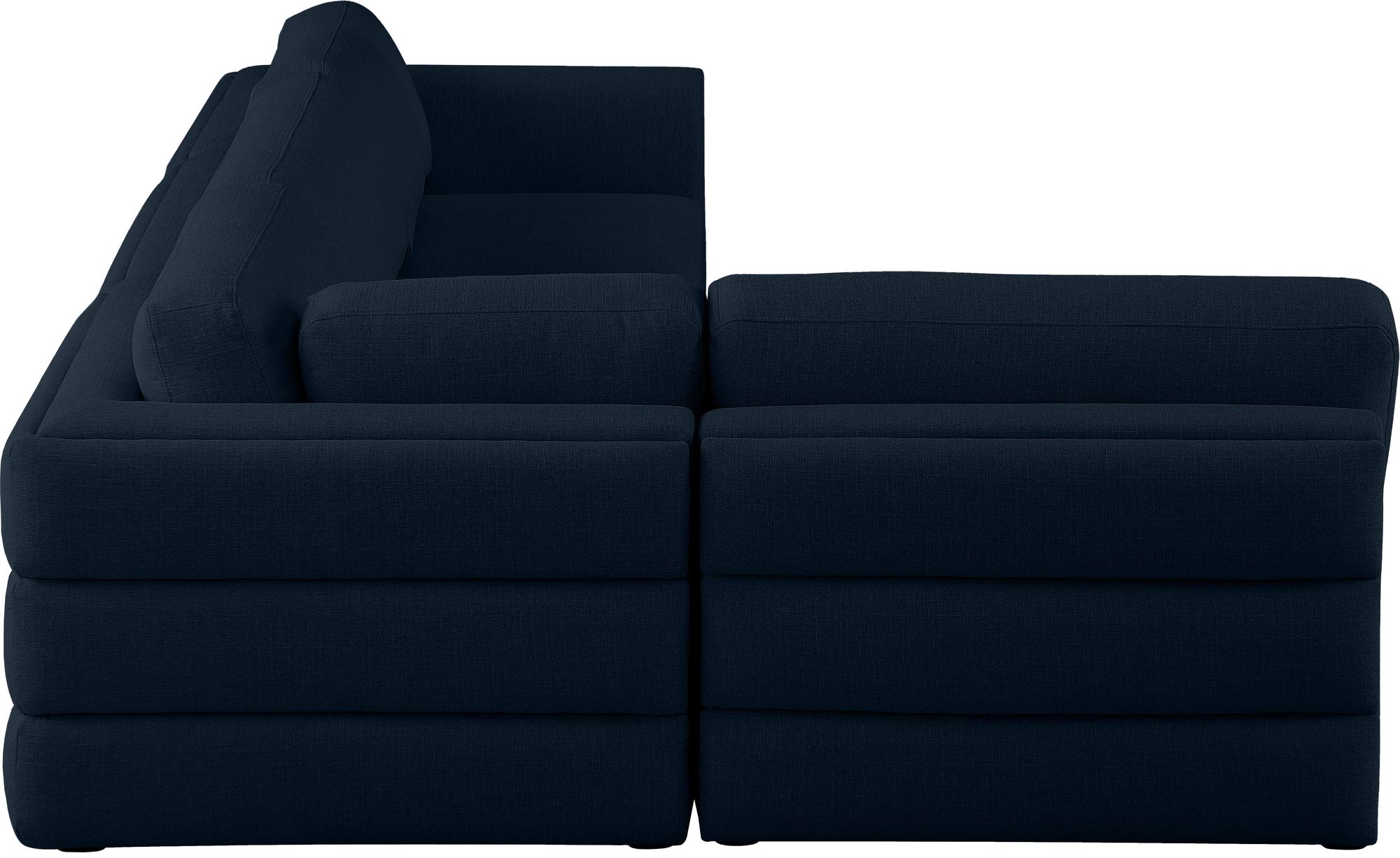 Beckham 114" Linen Modular 4-Piece Corner Sectional