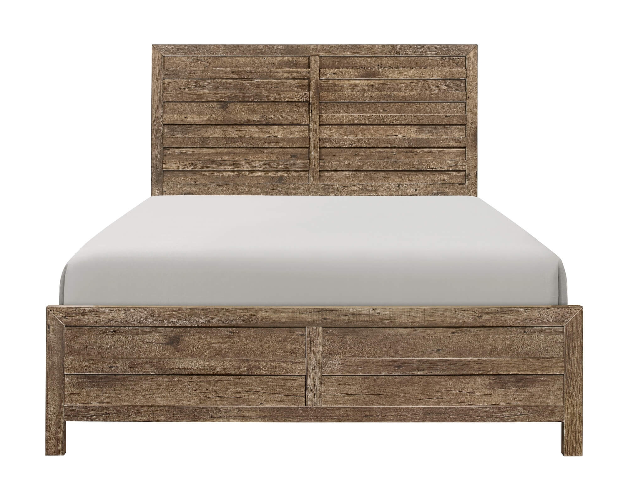 Mandan Wood/Wood Veneer Bed, King Size